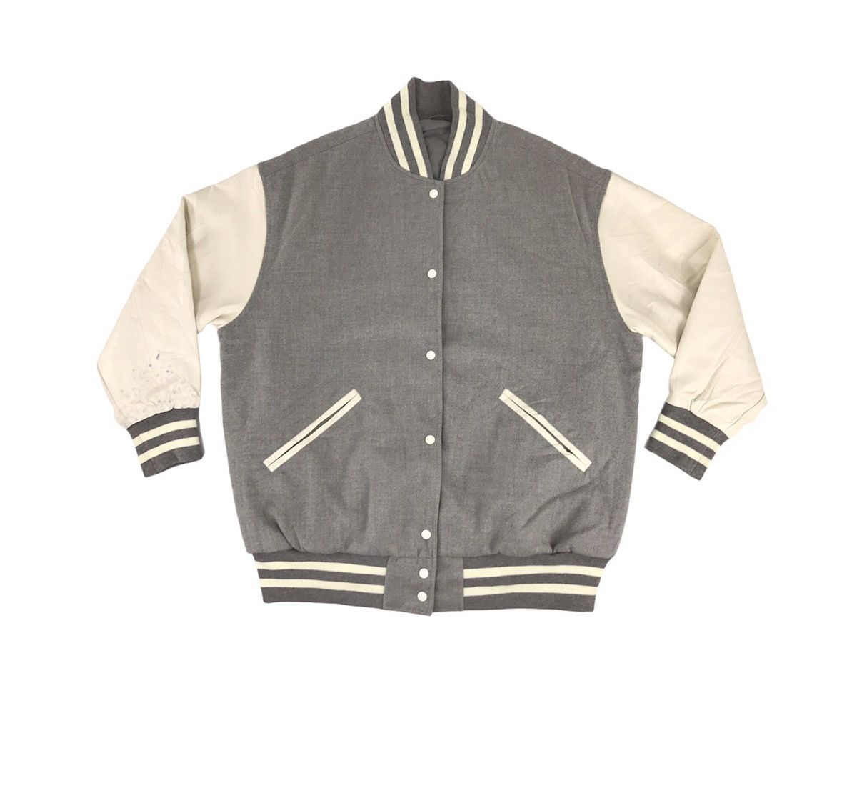 Japanese Brand Vintage Japanese Brand Simple Varsity Jacket Quilted Inner Size US XL / EU 56 / 4 - 1 Thumbnail