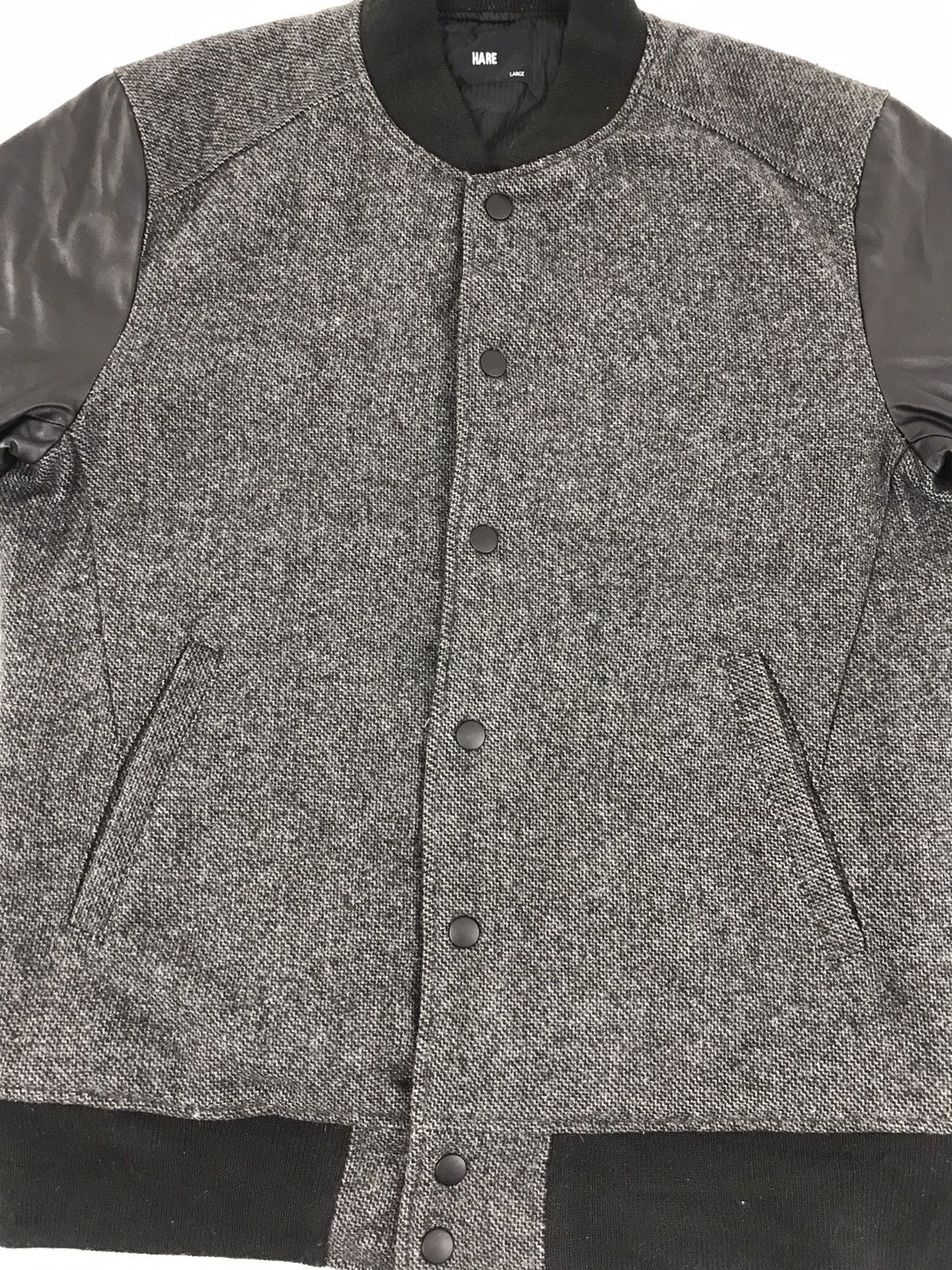 HARE Vintage Hare Japanese Brand Varsity Jacket Quilted Inner Size US M / EU 48-50 / 2 - 2 Thumbnail