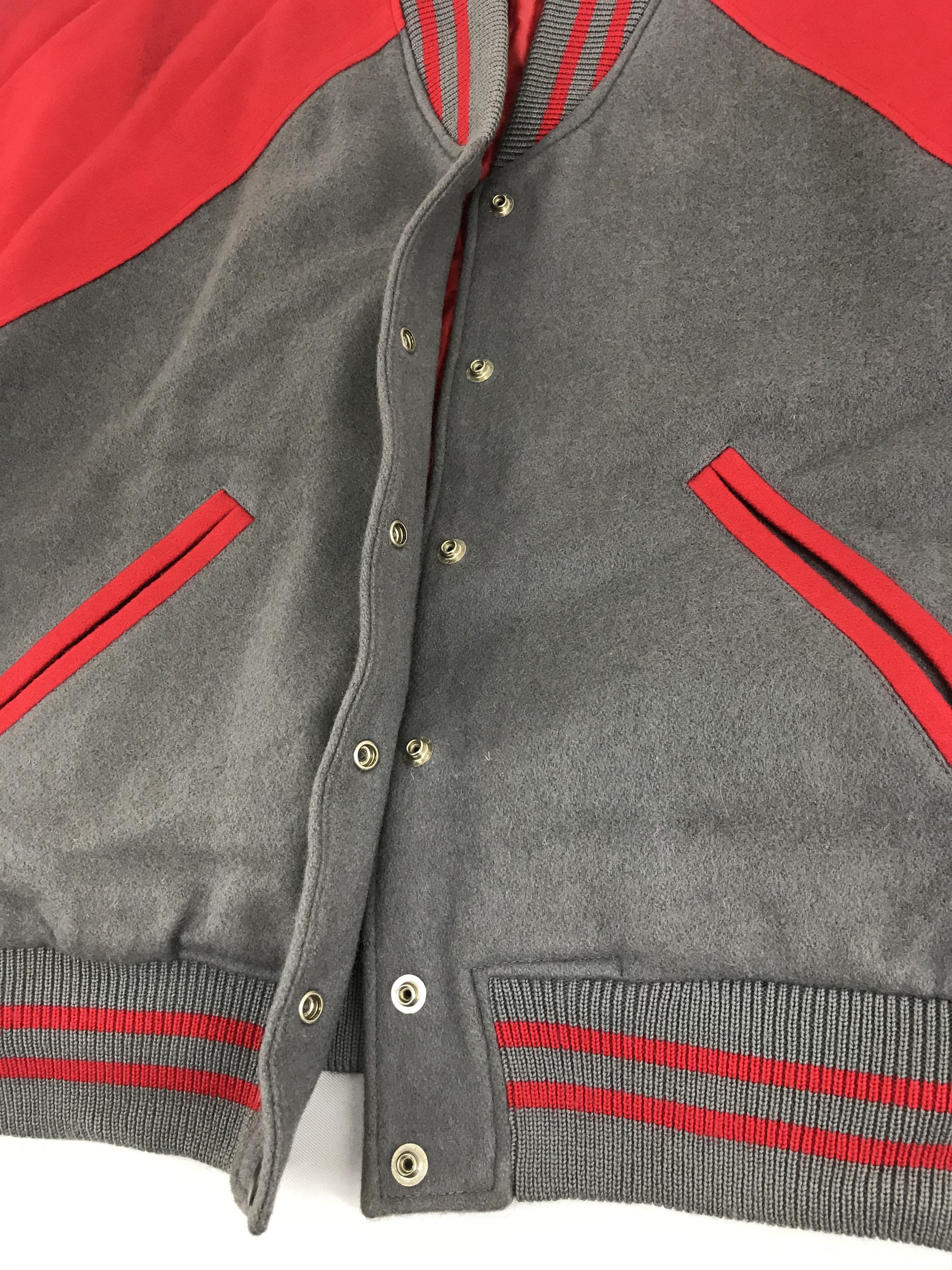 Japanese Brand Vintage 90s Kim Top Line Varsity Jacket Wool Quilted Inner Size US L / EU 52-54 / 3 - 3 Thumbnail
