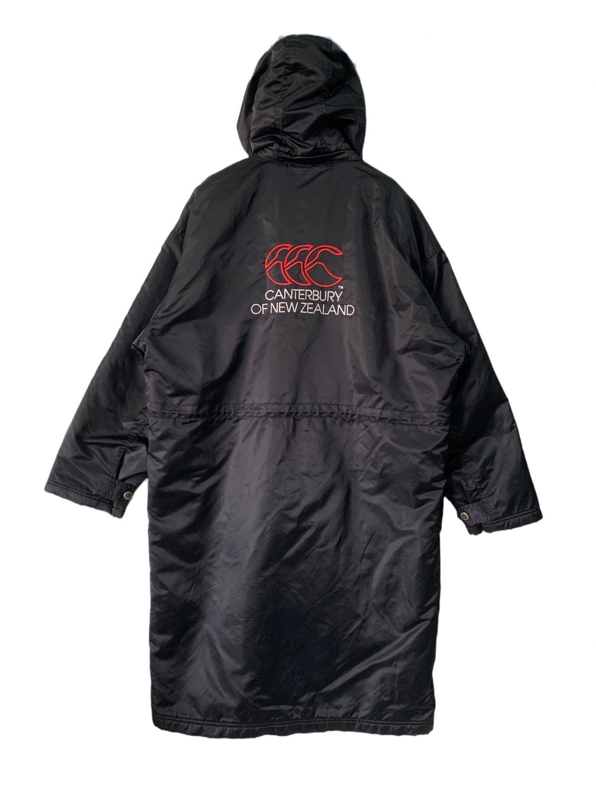 Canterbury of New Zealand × Sports Specialties × Vintage Vintage Canterbury New Zealand Long Jacket Hooded Big Logo Size US XL / EU 56 / 4 - 1 Thumbnail