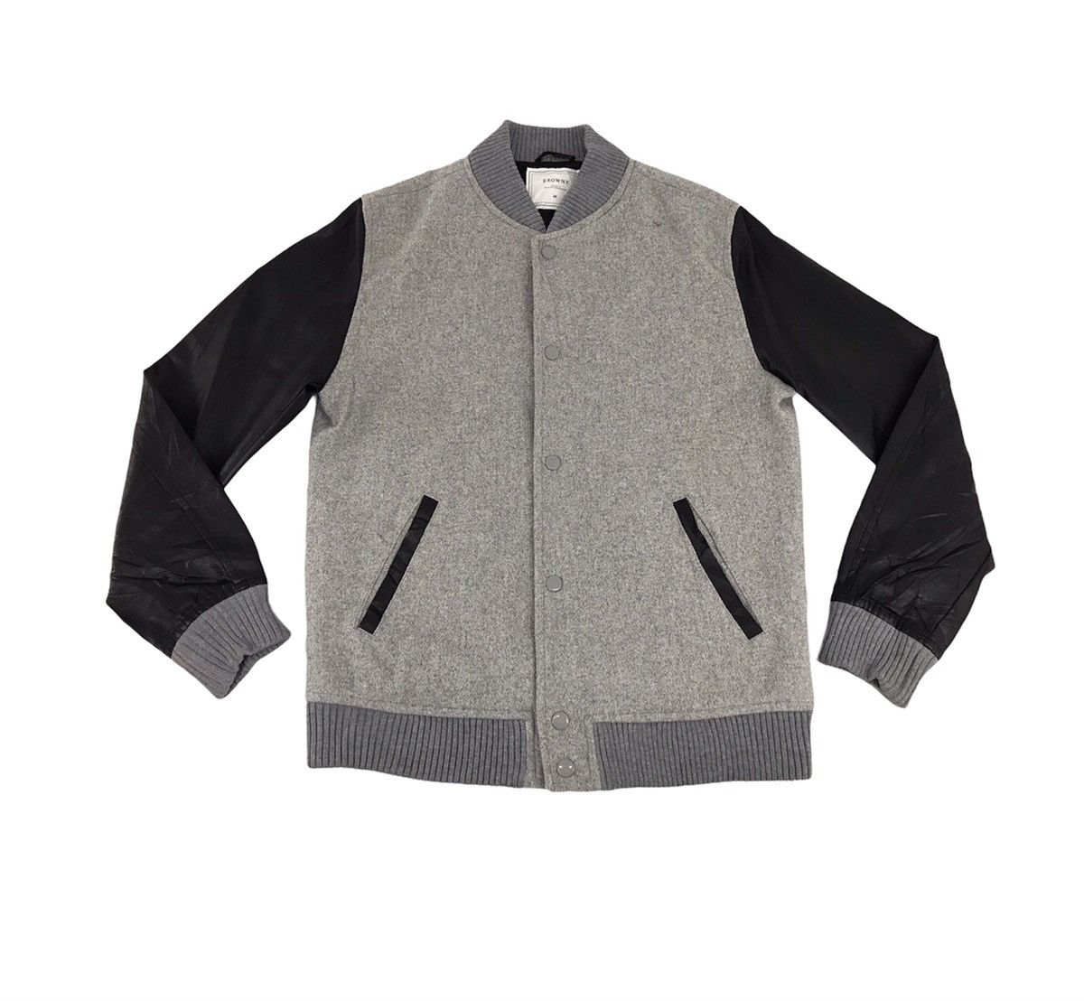 Japanese Brand Vintage Japanese Brand Simple Varsity Jacket Quilted Inner Size US S / EU 44-46 / 1 - 1 Thumbnail