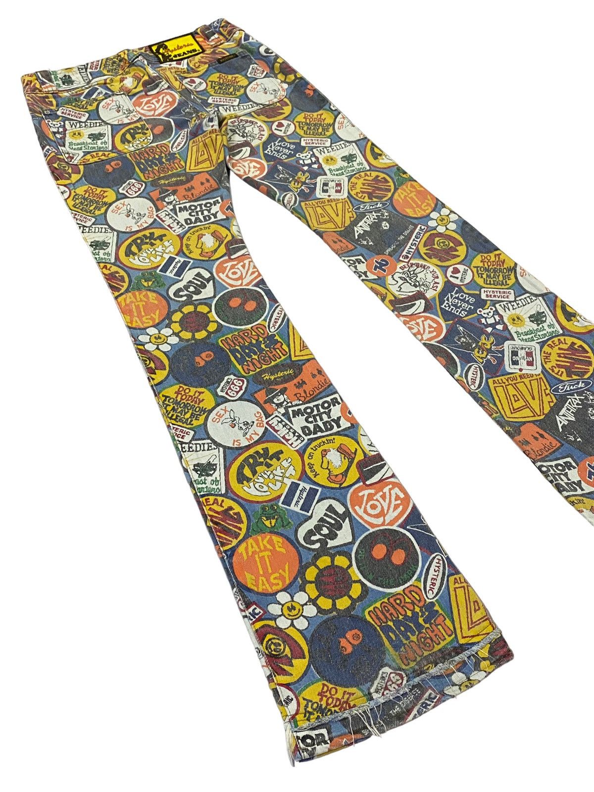 Hysteric Glamour Vintage Hysteric Glamour Over Prints Patches Flare Jeans Size 28" / US 6 / IT 42 - 20 Thumbnail