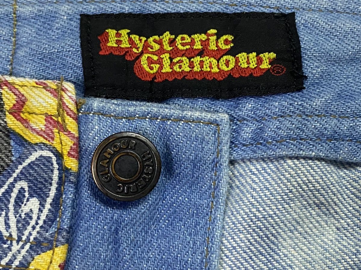 Hysteric Glamour Vintage Hysteric Glamour Over Prints Patches Flare Jeans Size 28" / US 6 / IT 42 - 10 Thumbnail