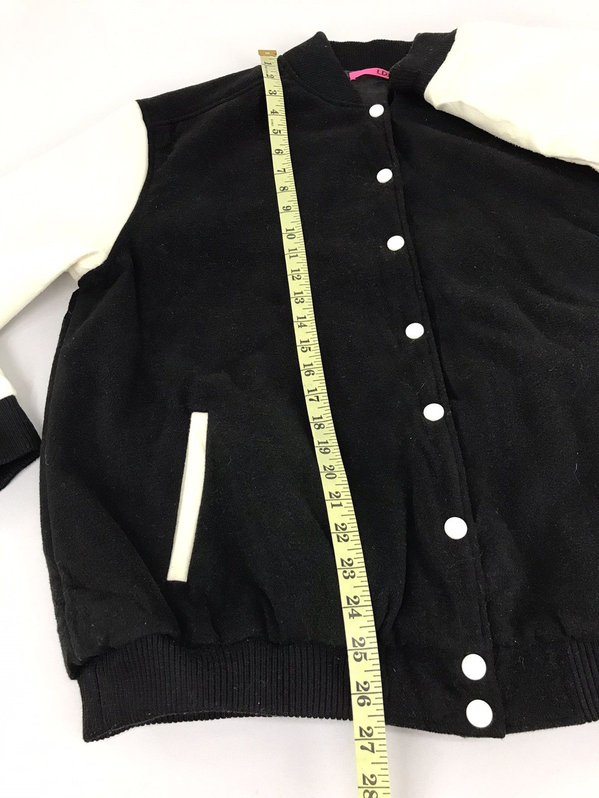 Japanese Brand LDS Varsity Jacket Wool Quilted Inner Modern Style Size US L / EU 52-54 / 3 - 10 Thumbnail
