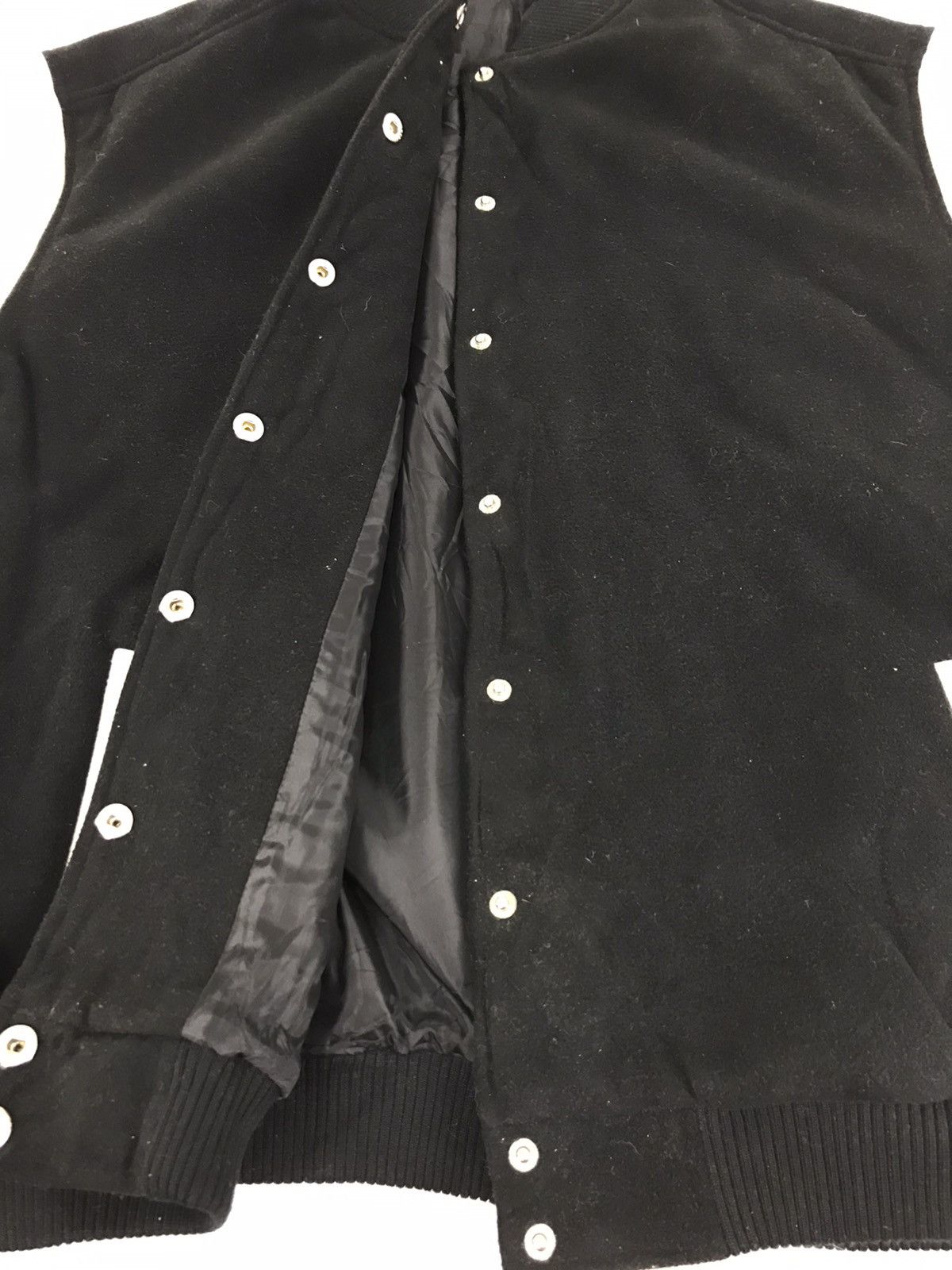 Japanese Brand LDS Varsity Jacket Wool Quilted Inner Modern Style Size US L / EU 52-54 / 3 - 3 Thumbnail