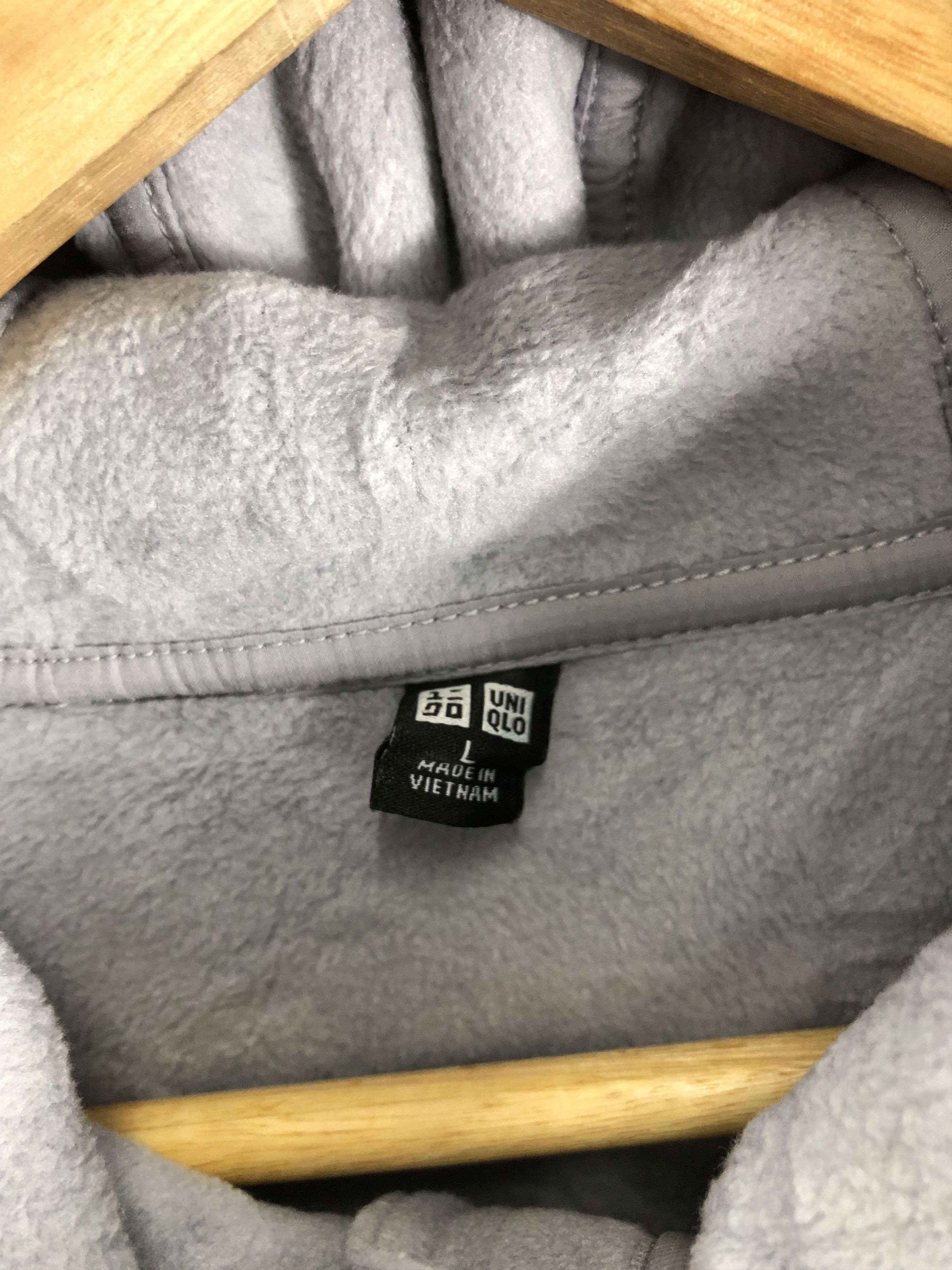 Japanese Brand × Uniqlo Japanese Brand Uniqlo Matted Fleece Jacket Hoodie Size US L / EU 52-54 / 3 - 6 Thumbnail