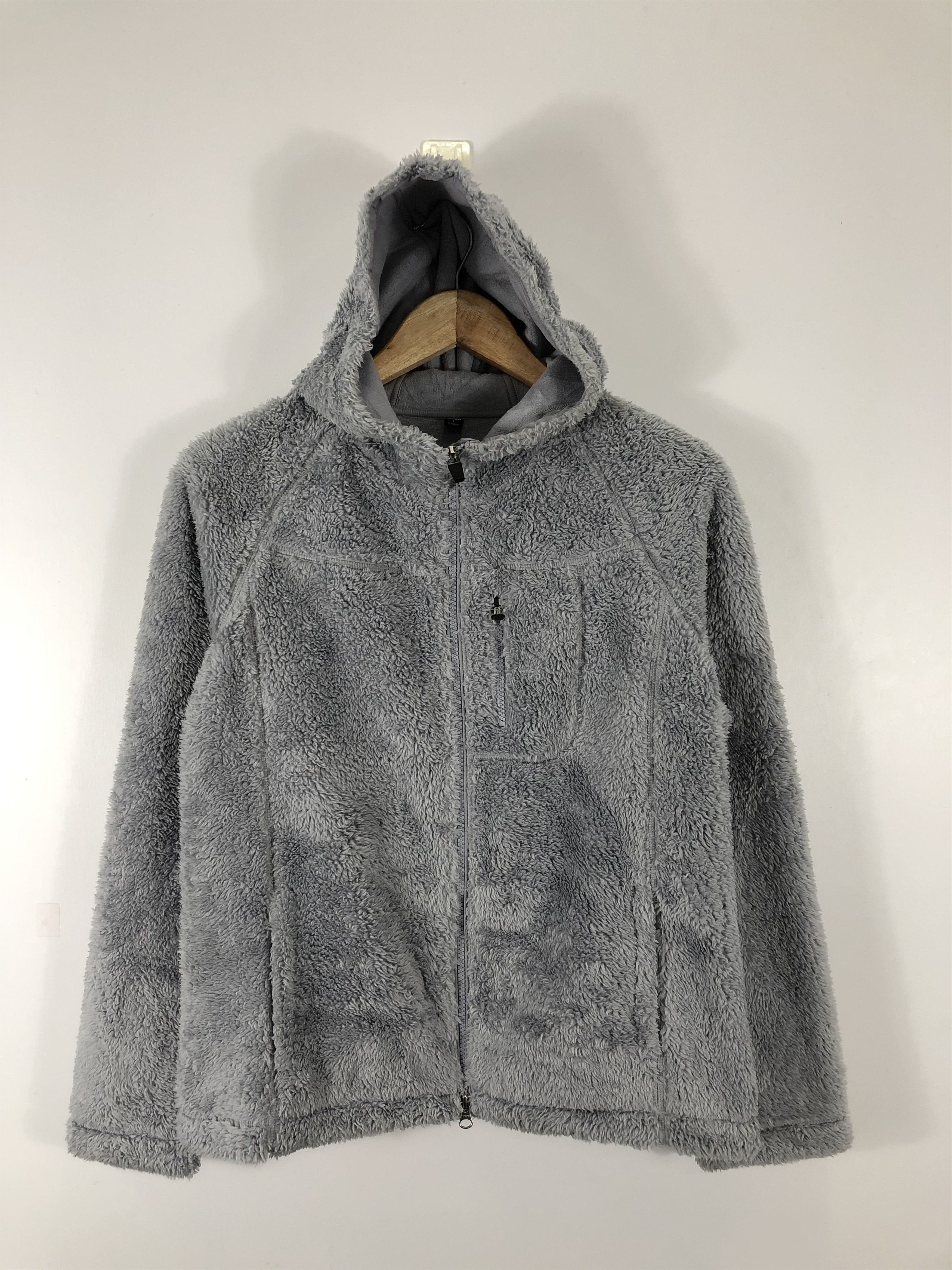 Japanese Brand × Uniqlo Japanese Brand Uniqlo Matted Fleece Jacket Hoodie Size US L / EU 52-54 / 3 - 1 Thumbnail