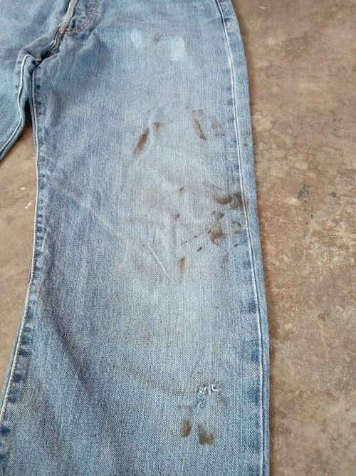 Levi's Vintage Levi's 501 Distressed Jeans 33x34 Size US 33 - 5 Thumbnail
