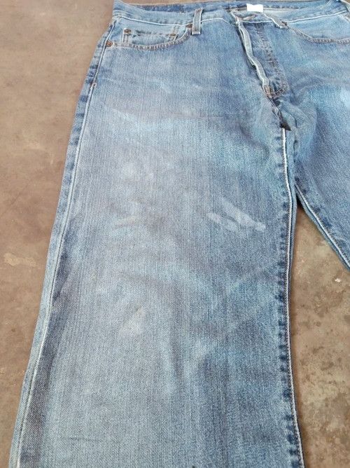Levi's Vintage Levi's 501 Distressed Jeans 33x34 Size US 33 - 6 Thumbnail