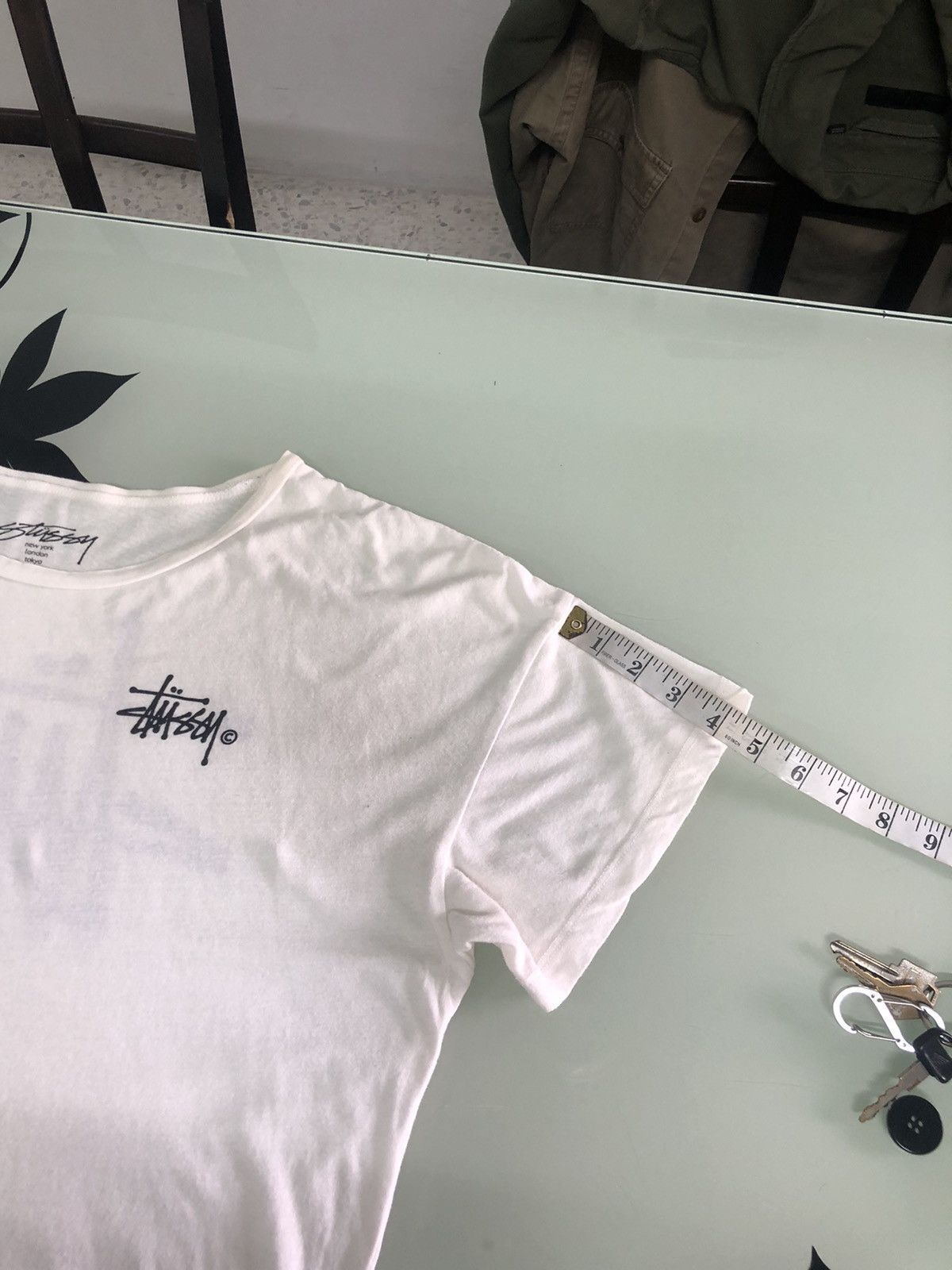 Stussy Rare❗️STUSSY Japan Big Print Crop Top Women Size M / US 6-8 / IT 42-44 - 23 Thumbnail