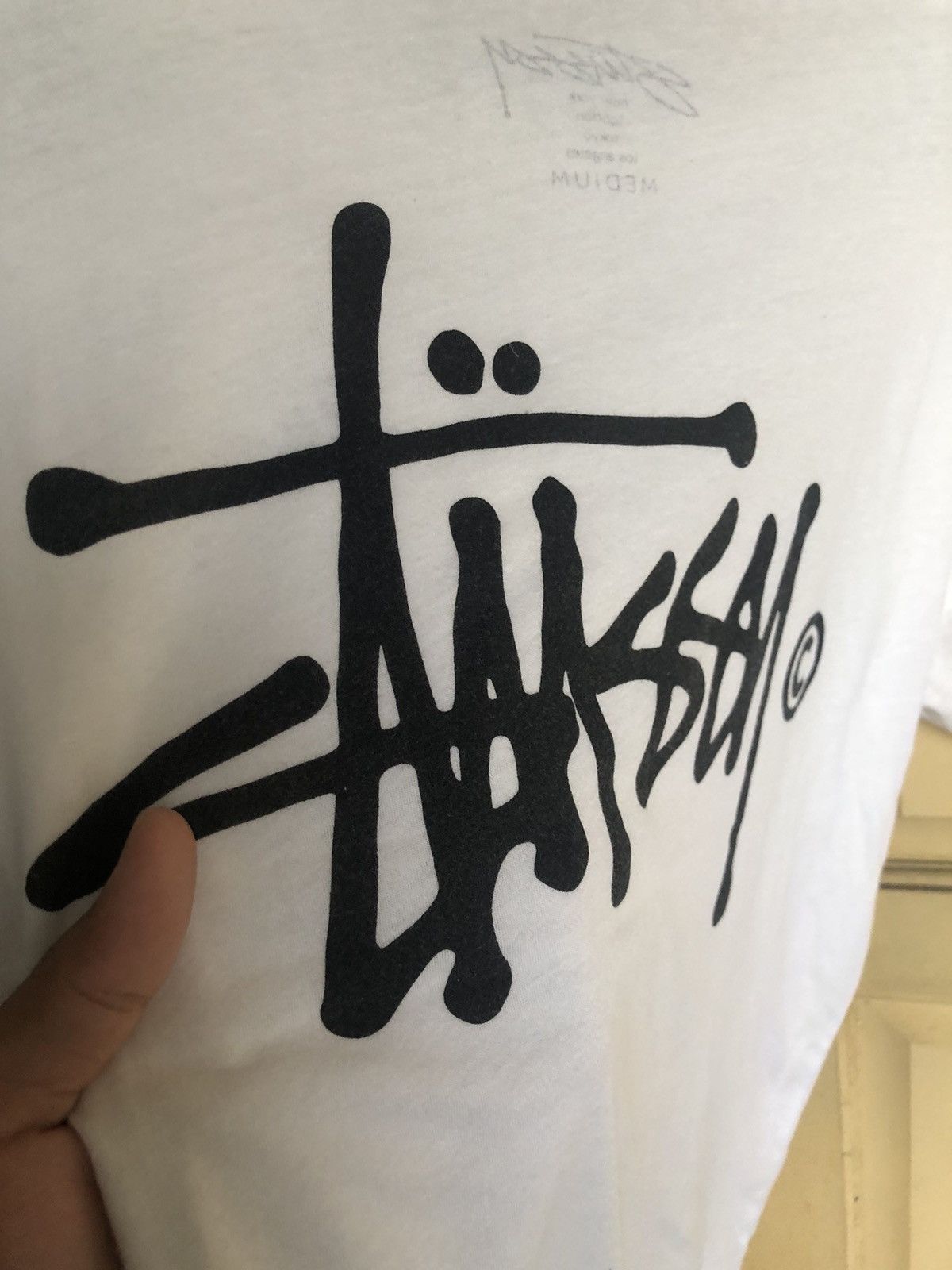 Stussy Rare❗️STUSSY Japan Big Print Crop Top Women Size M / US 6-8 / IT 42-44 - 5 Thumbnail
