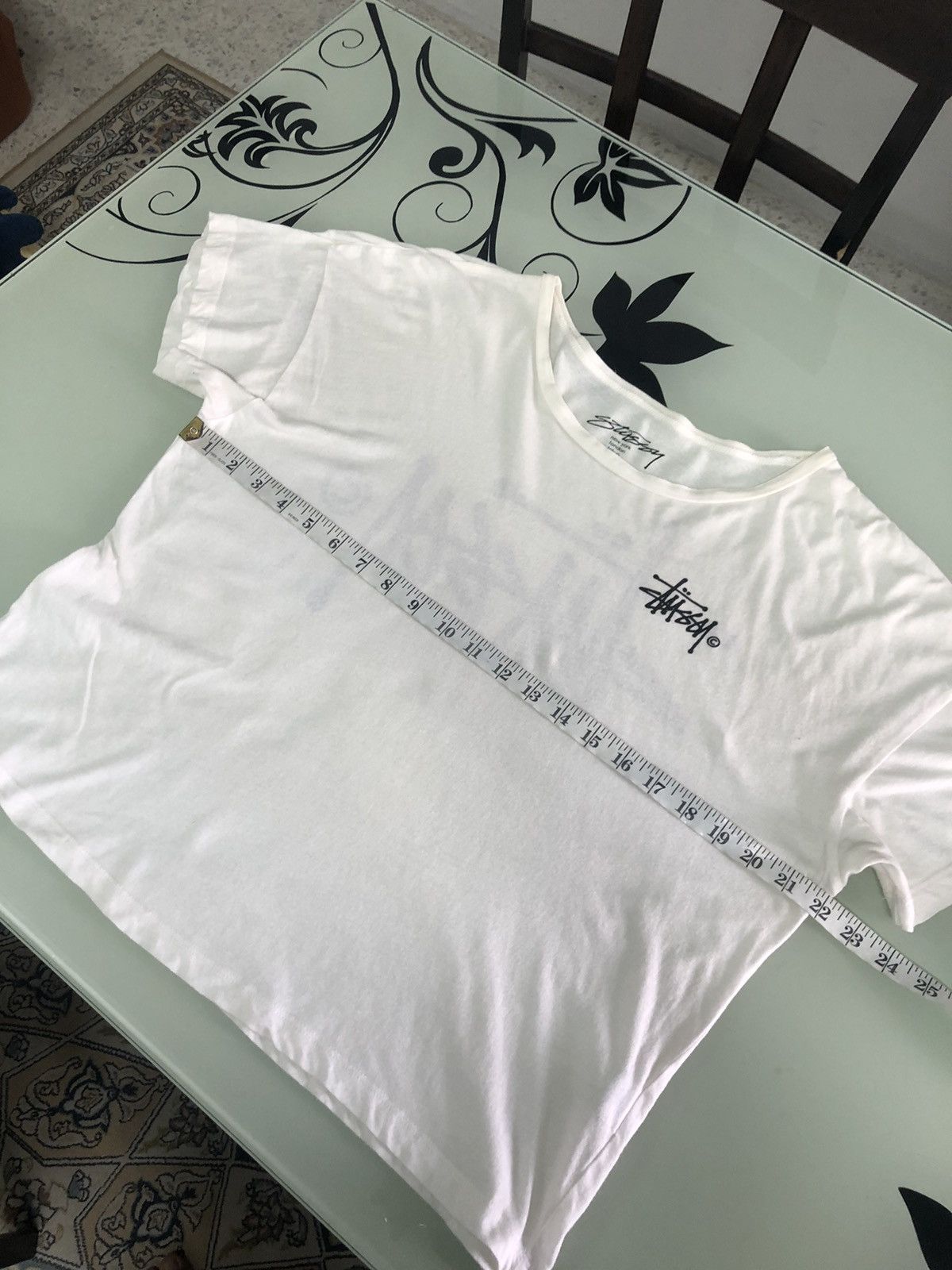 Stussy Rare❗️STUSSY Japan Big Print Crop Top Women Size M / US 6-8 / IT 42-44 - 21 Thumbnail