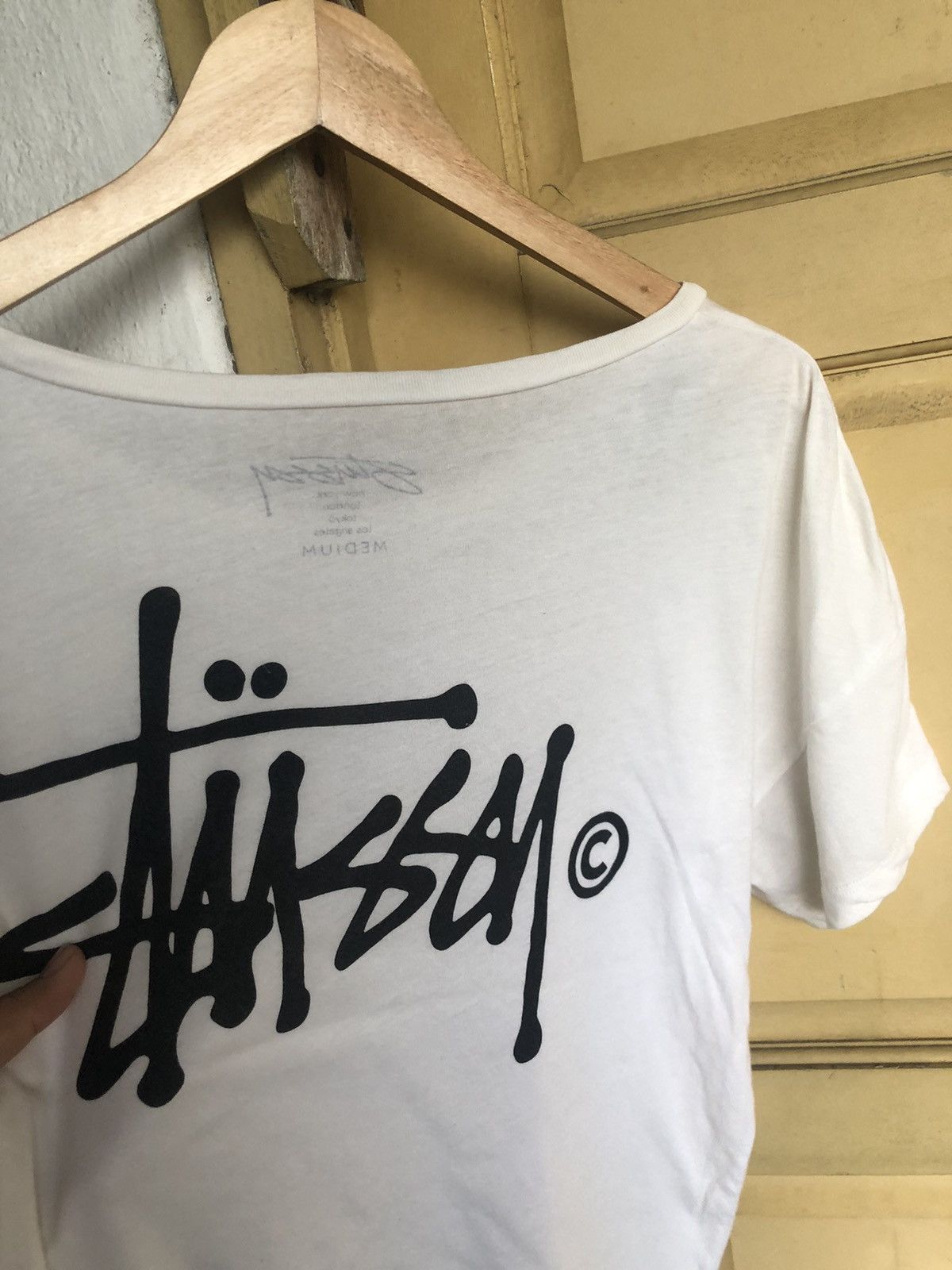 Stussy Rare❗️STUSSY Japan Big Print Crop Top Women Size M / US 6-8 / IT 42-44 - 6 Thumbnail