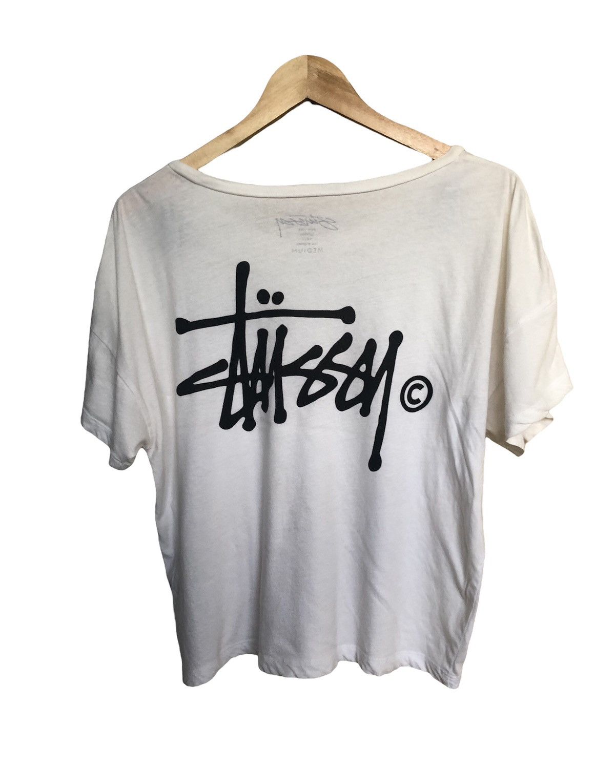 Stussy Rare❗️STUSSY Japan Big Print Crop Top Women Size M / US 6-8 / IT 42-44 - 3 Thumbnail