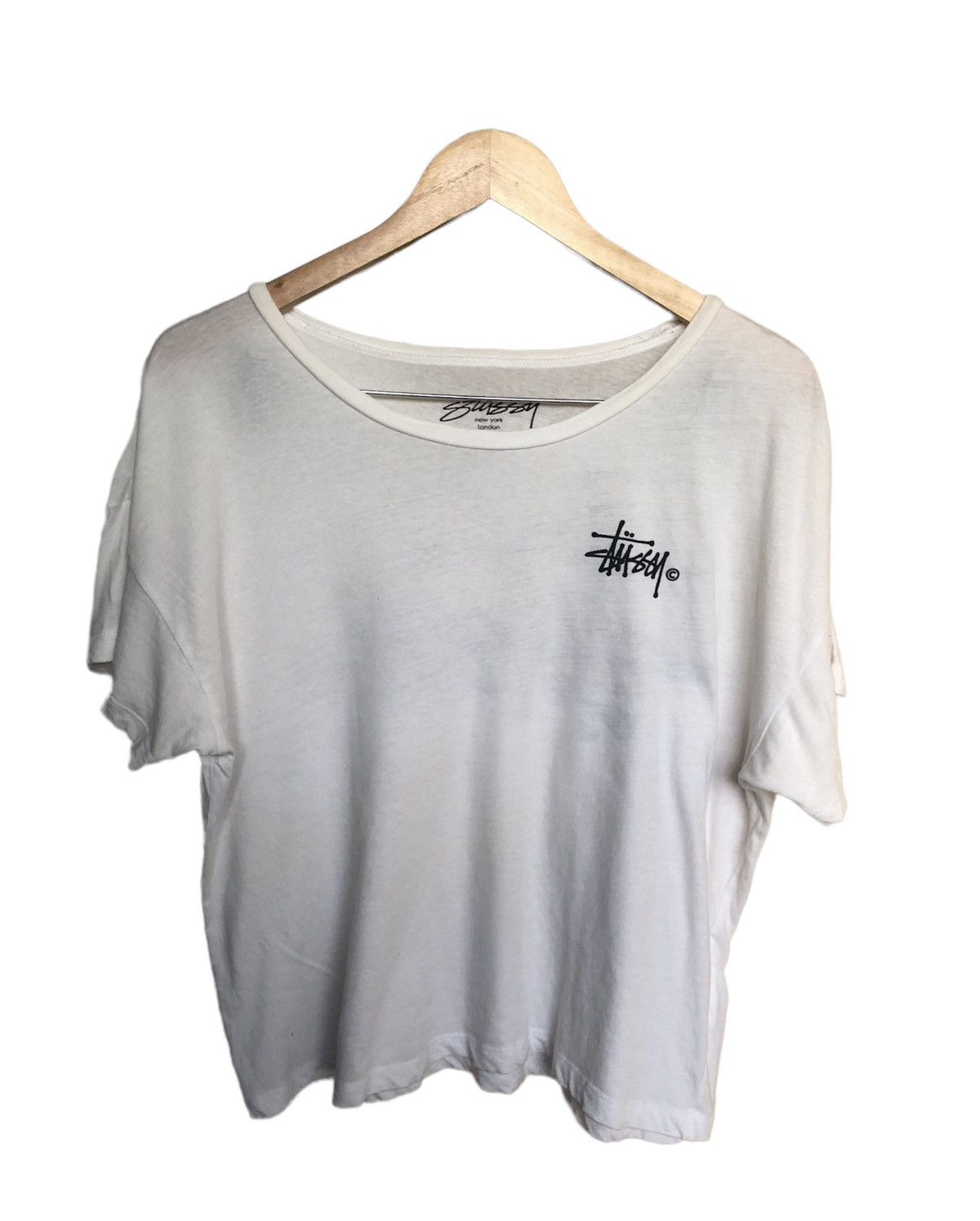 Stussy Rare❗️STUSSY Japan Big Print Crop Top Women Size M / US 6-8 / IT 42-44 - 2 Thumbnail