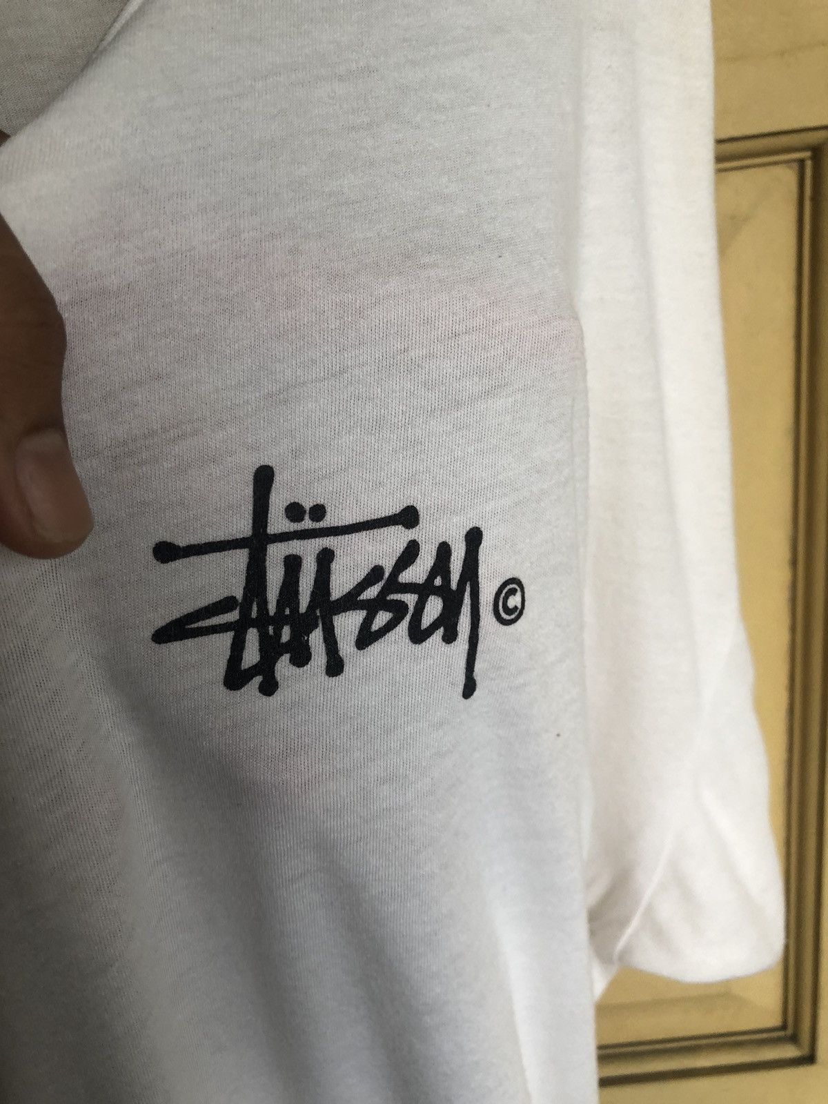 Stussy Rare❗️STUSSY Japan Big Print Crop Top Women Size M / US 6-8 / IT 42-44 - 10 Thumbnail