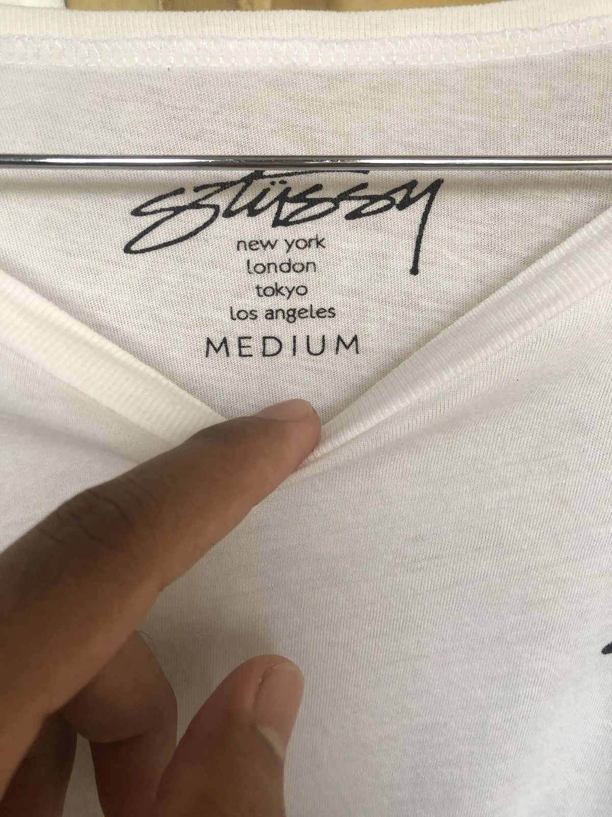 Stussy Rare❗️STUSSY Japan Big Print Crop Top Women Size M / US 6-8 / IT 42-44 - 8 Thumbnail