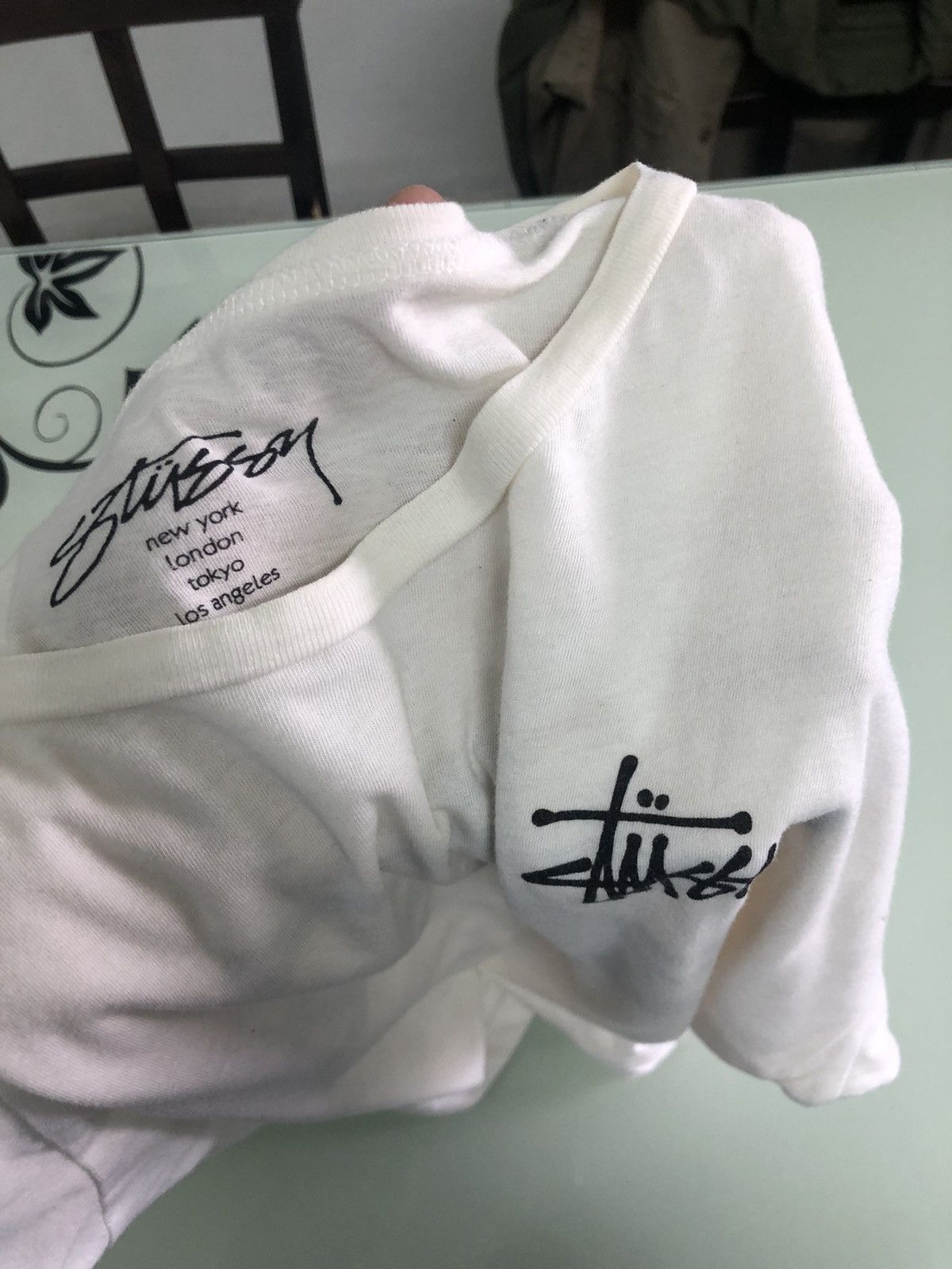 Stussy Rare❗️STUSSY Japan Big Print Crop Top Women Size M / US 6-8 / IT 42-44 - 18 Thumbnail