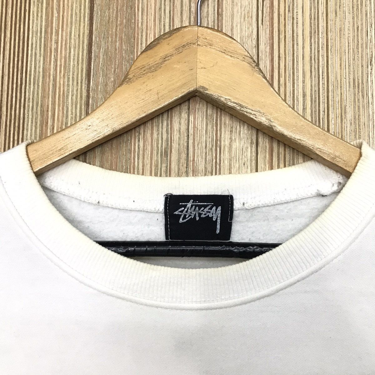 Stussy × Vintage Vintage Stussy Big Logo Spellout Sweatshirt Size US M / EU 48-50 / 2 - 7 Thumbnail