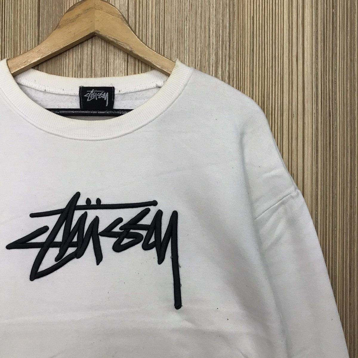 Stussy × Vintage Vintage Stussy Big Logo Spellout Sweatshirt Size US M / EU 48-50 / 2 - 5 Thumbnail