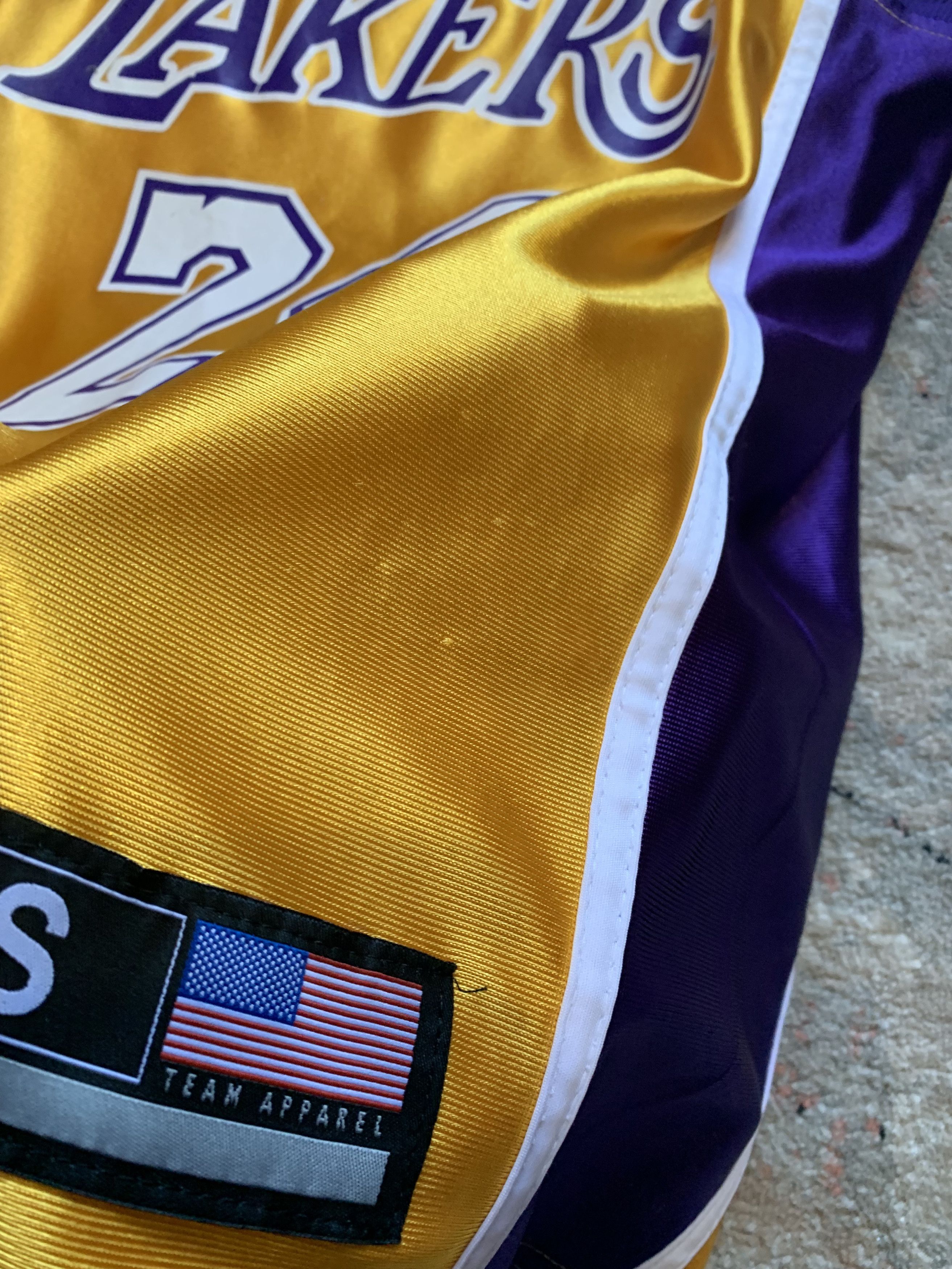 NBA Kobe Bryant 24 USA Lakers Size US S / EU 44-46 / 1 - 6 Thumbnail