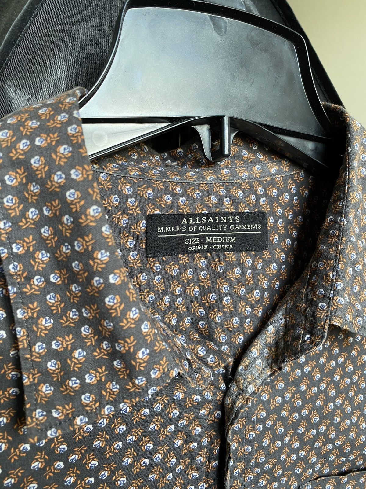 Allsaints × Vintage Allsaints shirt Hibiscus print Size US M / EU 48-50 / 2 - 3 Thumbnail