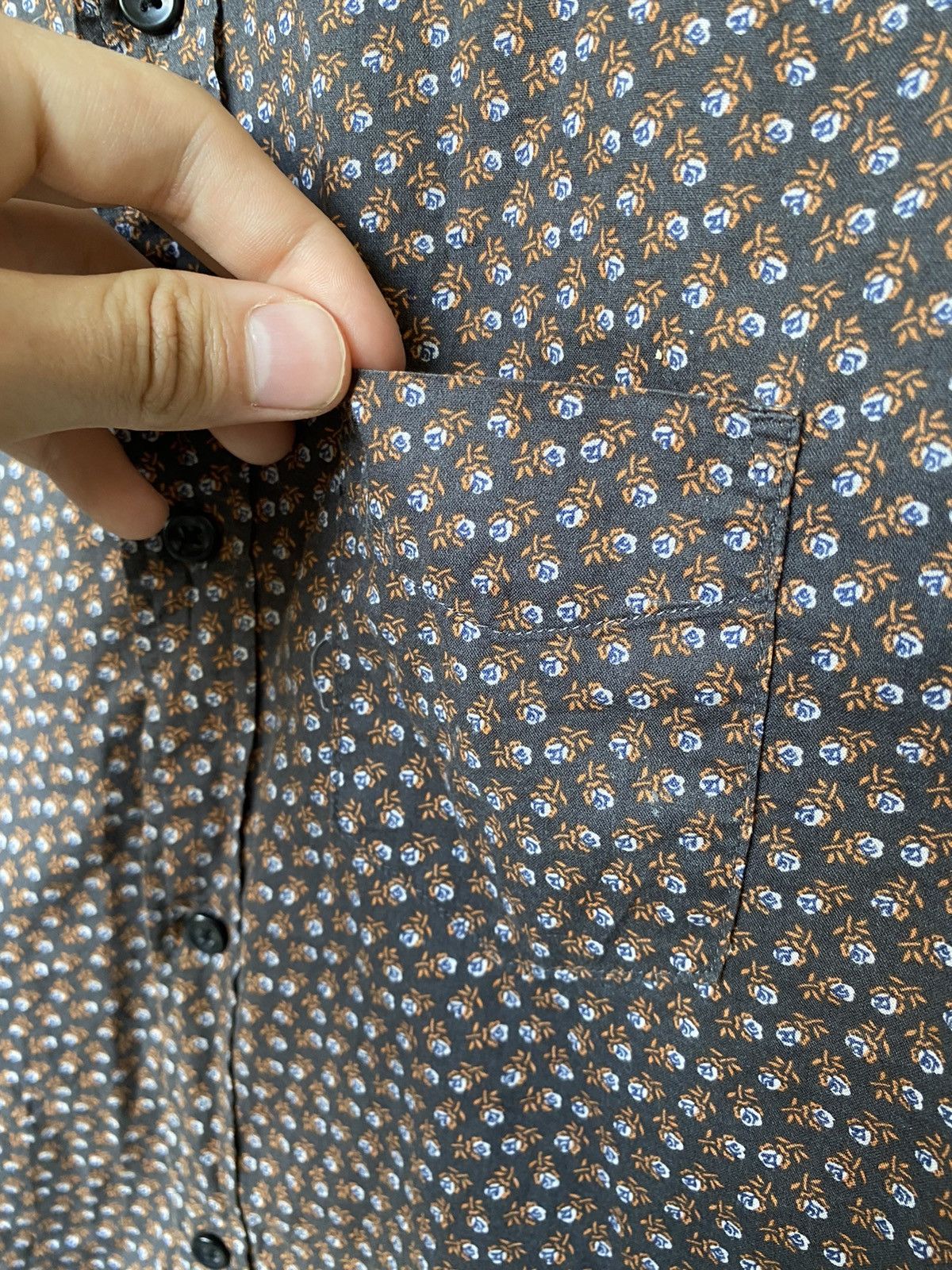 Allsaints × Vintage Allsaints shirt Hibiscus print Size US M / EU 48-50 / 2 - 7 Thumbnail