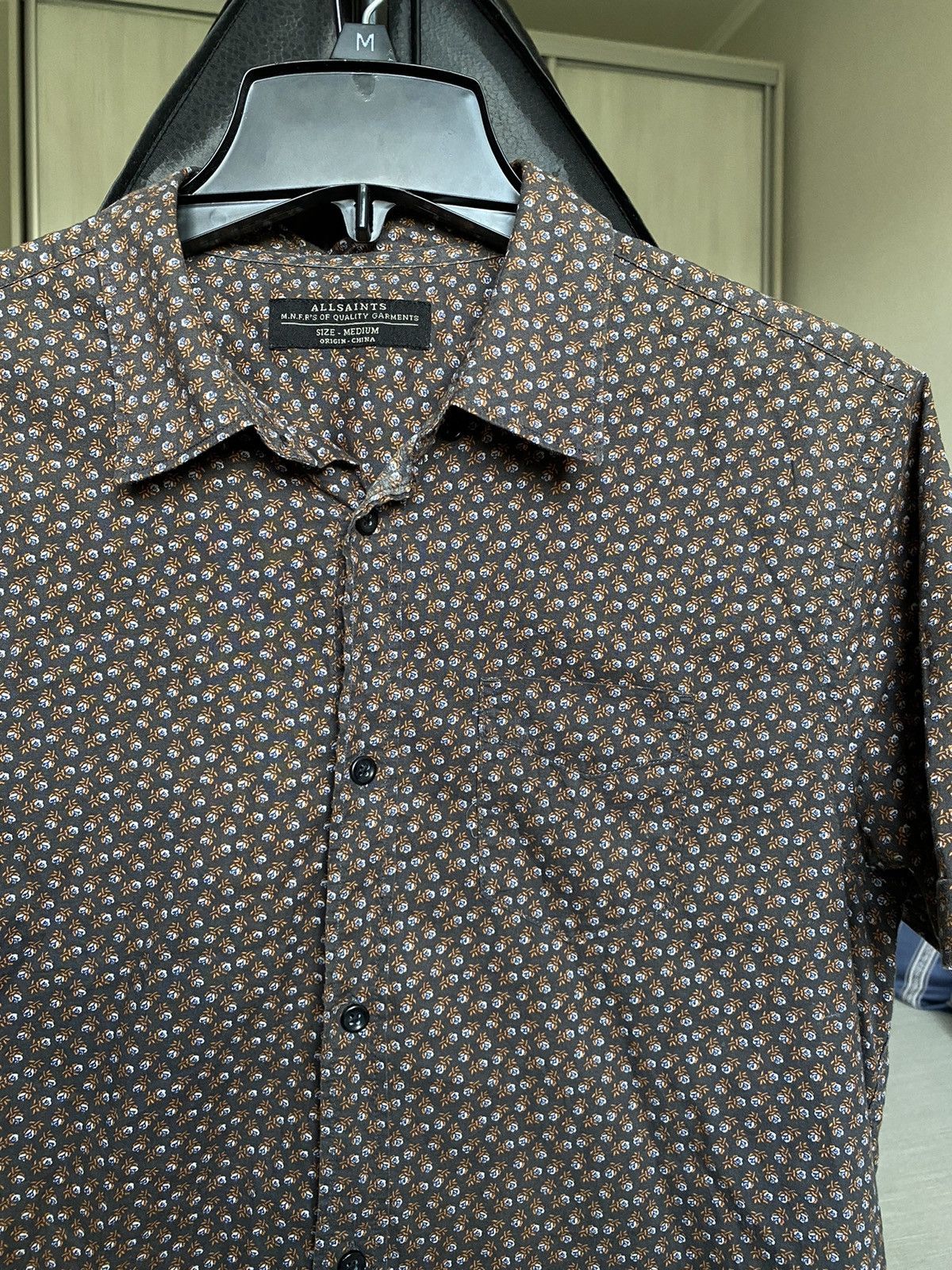 Allsaints × Vintage Allsaints shirt Hibiscus print Size US M / EU 48-50 / 2 - 2 Thumbnail