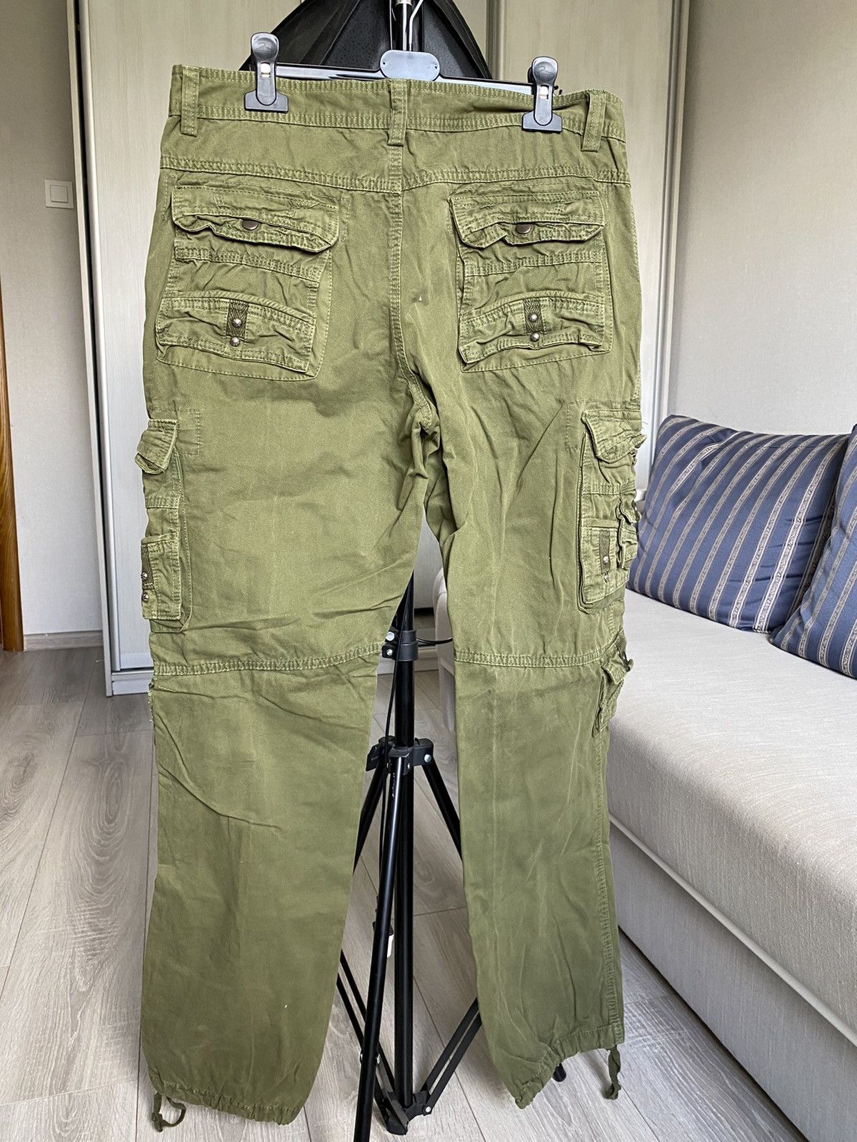 Japanese Brand × PPFM Tapered tactical cargo multi pocket bondage pants Size US 31 - 7 Thumbnail