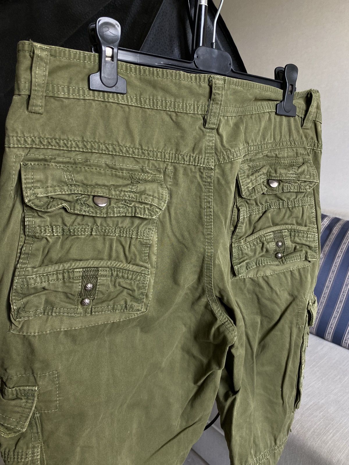 Japanese Brand × PPFM Tapered tactical cargo multi pocket bondage pants Size US 31 - 8 Thumbnail