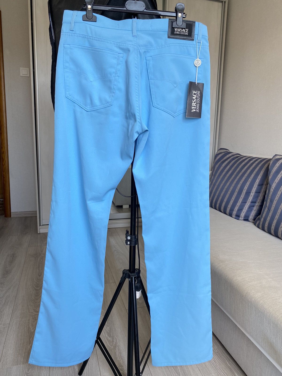 Versace × Versace Jeans Couture × Vintage Versace Casual pants denim couture straight jeans vintage Size US 32 / EU 48 - 1 Thumbnail