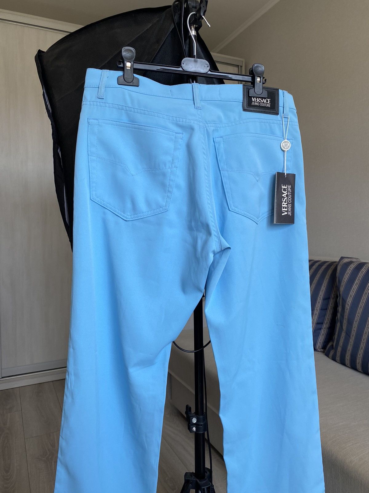 Versace × Versace Jeans Couture × Vintage Versace Casual pants denim couture straight jeans vintage Size US 32 / EU 48 - 3 Thumbnail