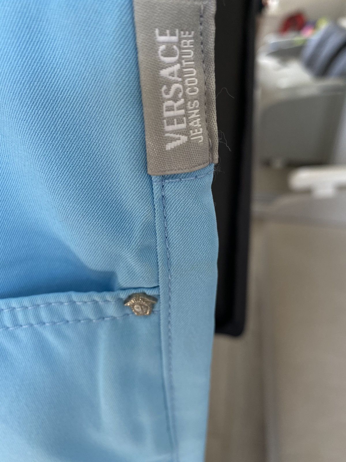 Versace × Versace Jeans Couture × Vintage Versace Casual pants denim couture straight jeans vintage Size US 32 / EU 48 - 12 Thumbnail