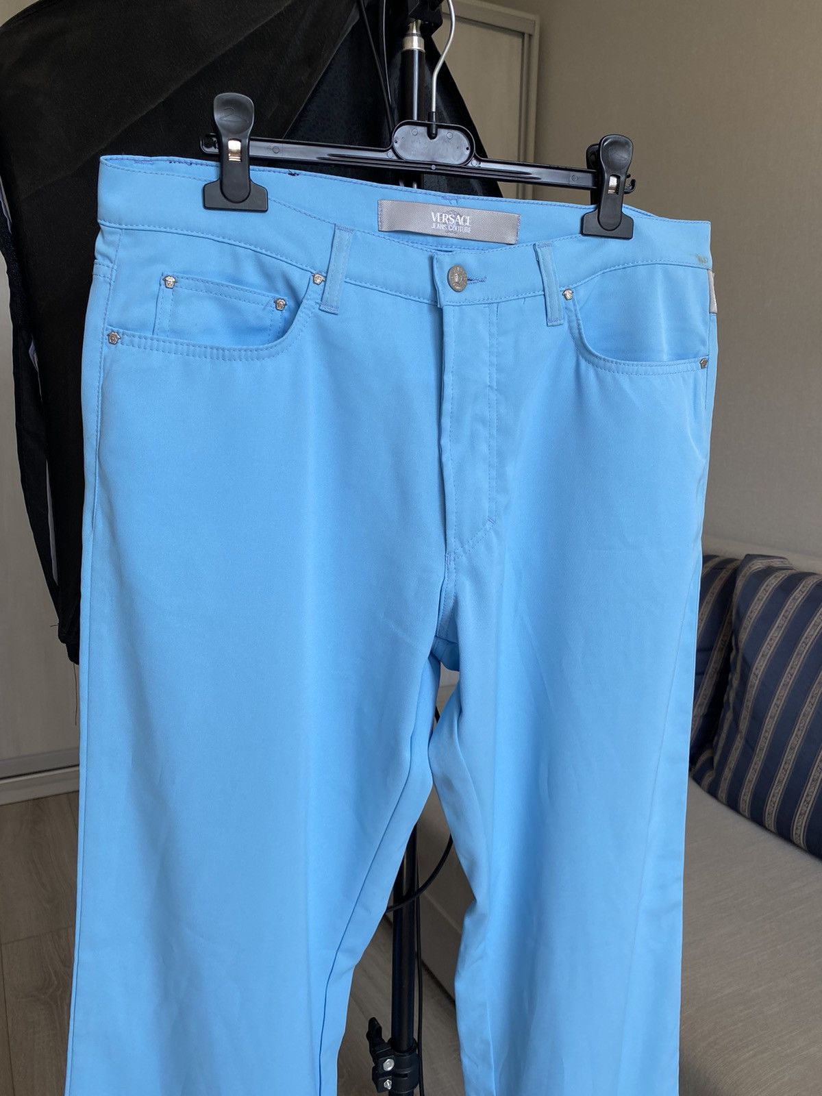 Versace × Versace Jeans Couture × Vintage Versace Casual pants denim couture straight jeans vintage Size US 32 / EU 48 - 9 Thumbnail