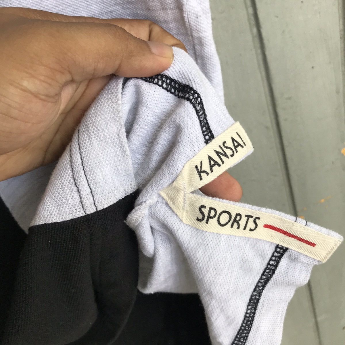 Japanese Brand × Kansai Yamamoto × Vintage *🔥Vintage KANSAI SPORT Men Polo Tshirt embroidery logo Size US L / EU 52-54 / 3 - 10 Thumbnail