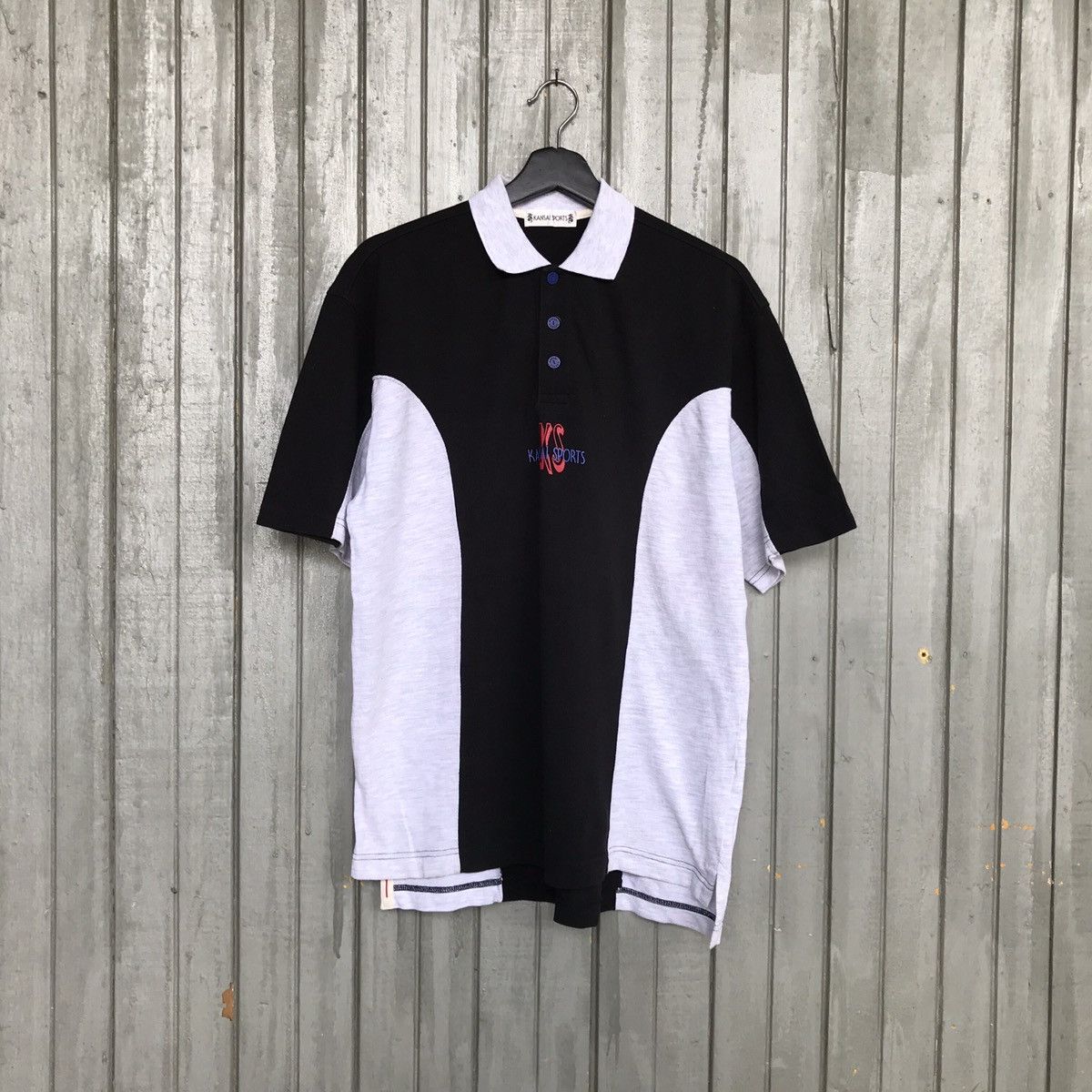 Japanese Brand × Kansai Yamamoto × Vintage *🔥Vintage KANSAI SPORT Men Polo Tshirt embroidery logo Size US L / EU 52-54 / 3 - 1 Thumbnail