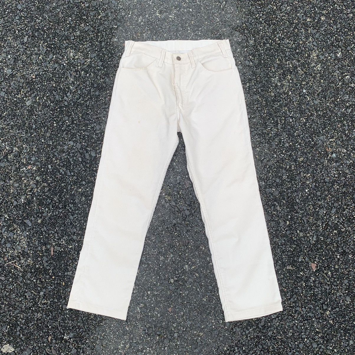 Levi's 💥 STEALS 💥 1980’s Levi’s Corduroy Levis White Tab Pants Size US 29 - 1 Thumbnail