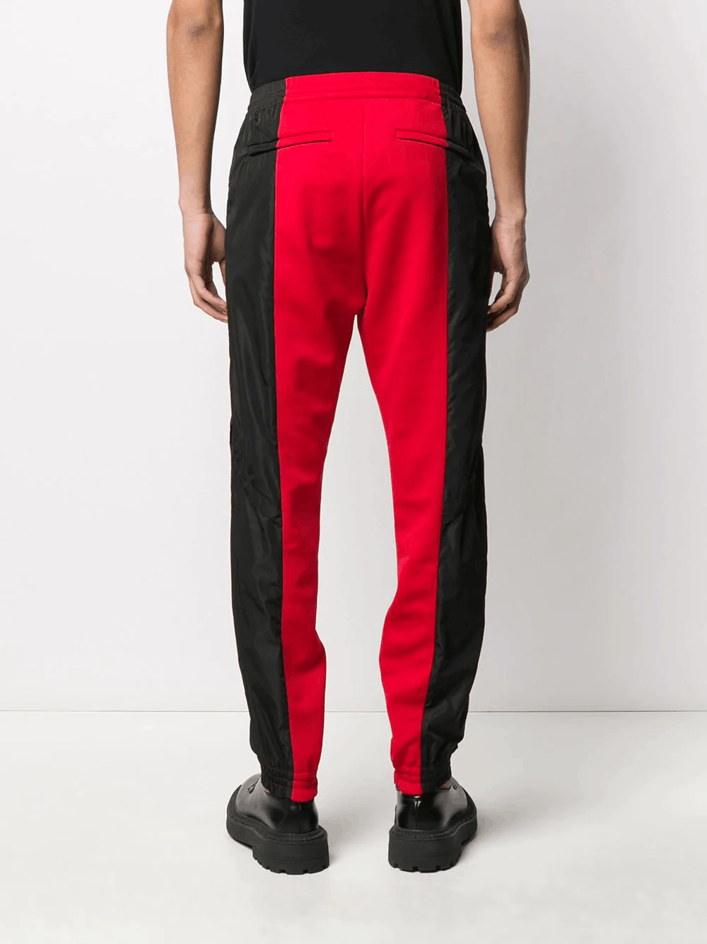 Givenchy $1375 GIVENCHY colorblock black red jogger sweat pants 34 Size US 34 / EU 50 - 2 Thumbnail