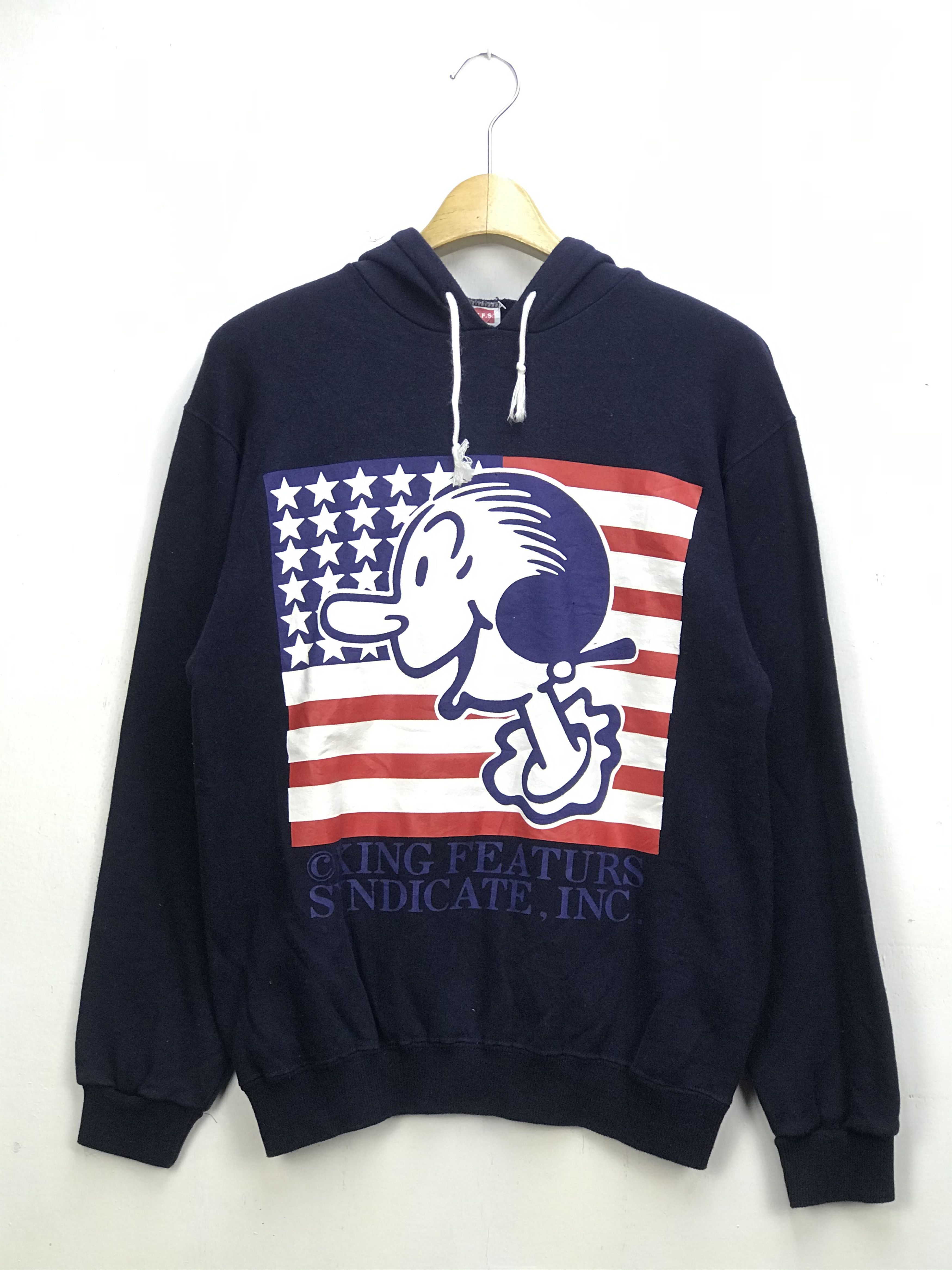Anime VINTAGE POPEYE OLIVE KING FEATURES SYNDICATE HOODIE Size US M / EU 48-50 / 2 - 1 Thumbnail