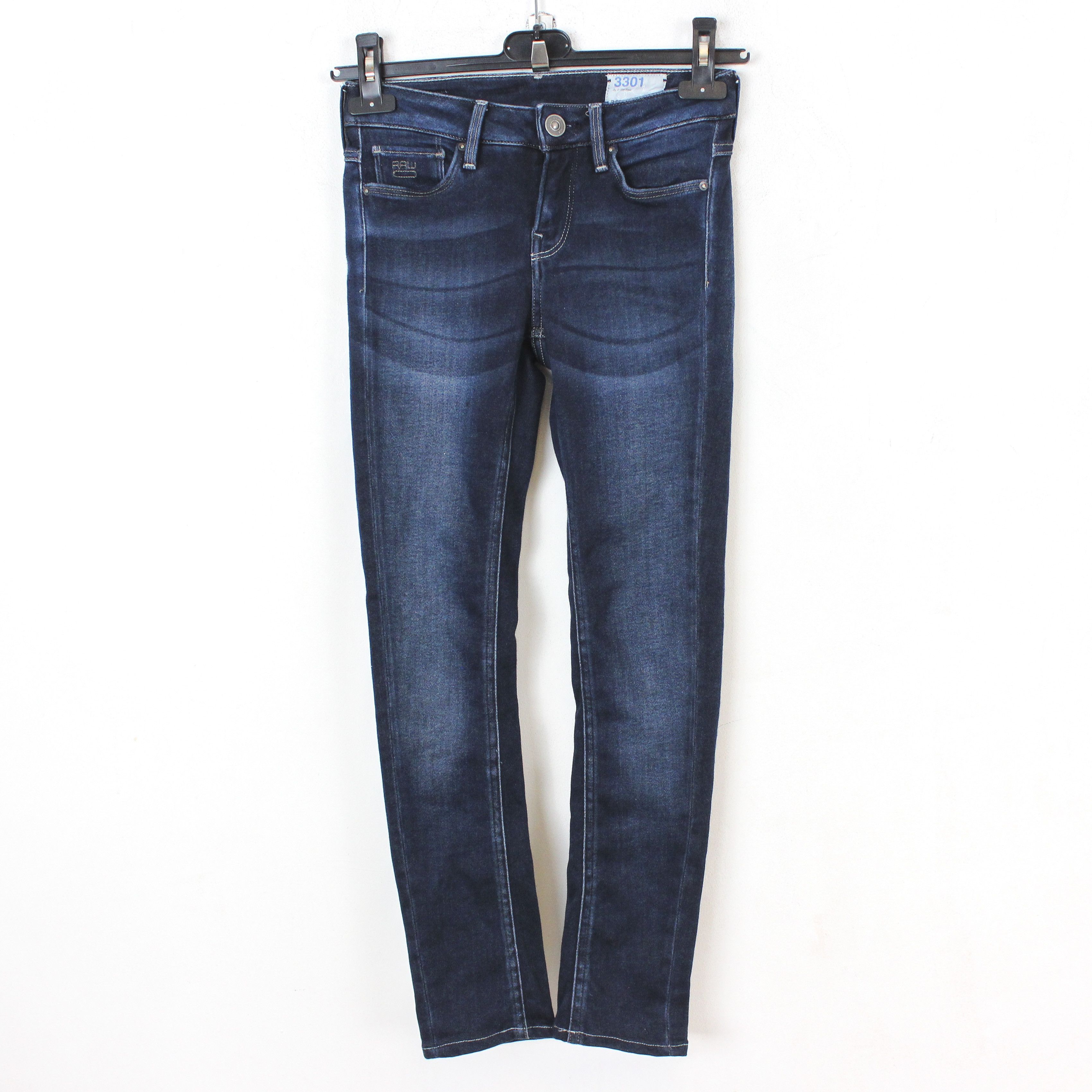 G-Star 3301 Womens W26 L28 Slim Straight Jeans Denim Pants Trousers Size 26" / US 2 / IT 38 - 1 Thumbnail