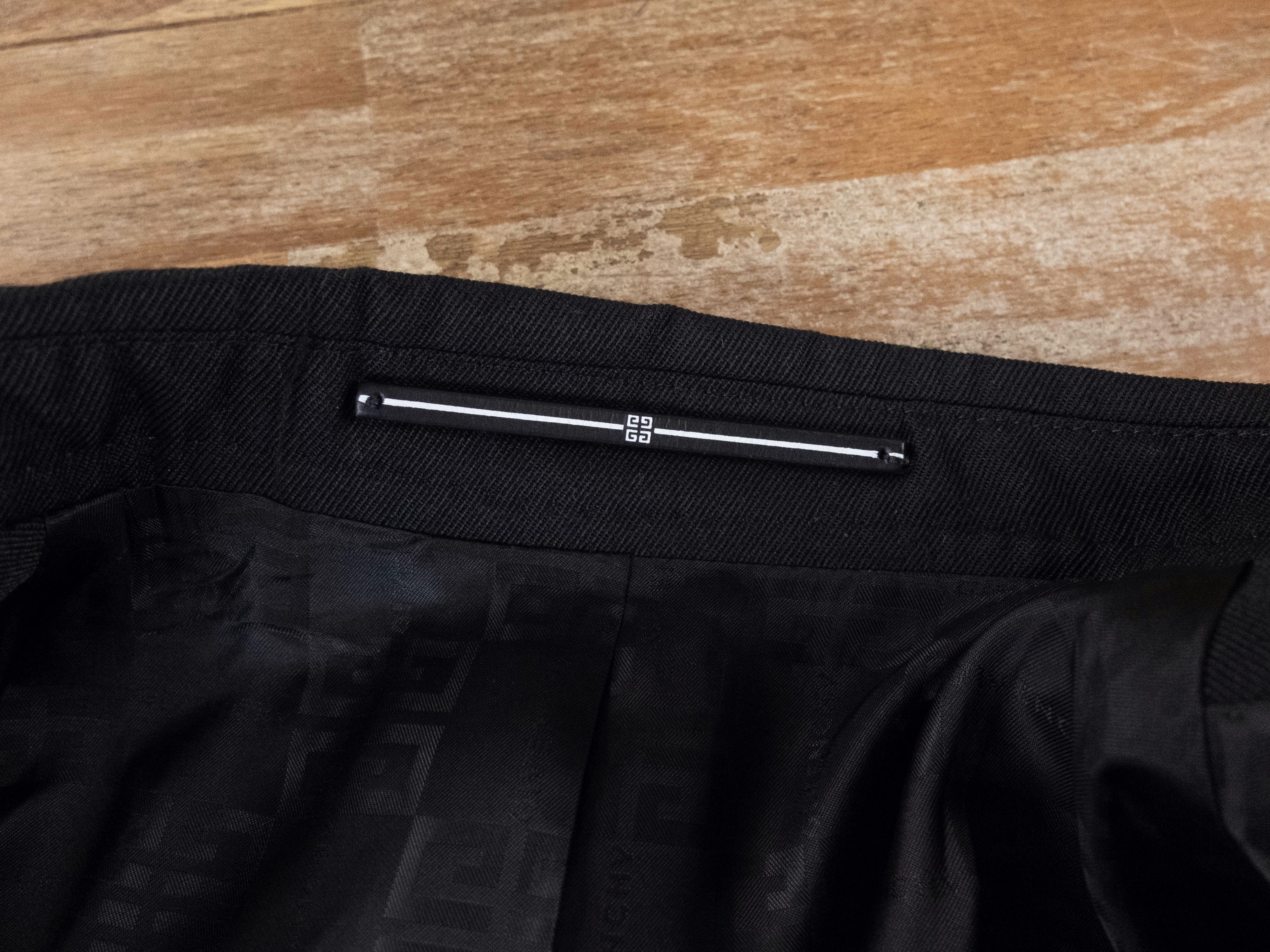 Givenchy $1560 GIVENCHY slim black blazer jacket 4G buttons Size 38 Size 38R - 13 Thumbnail