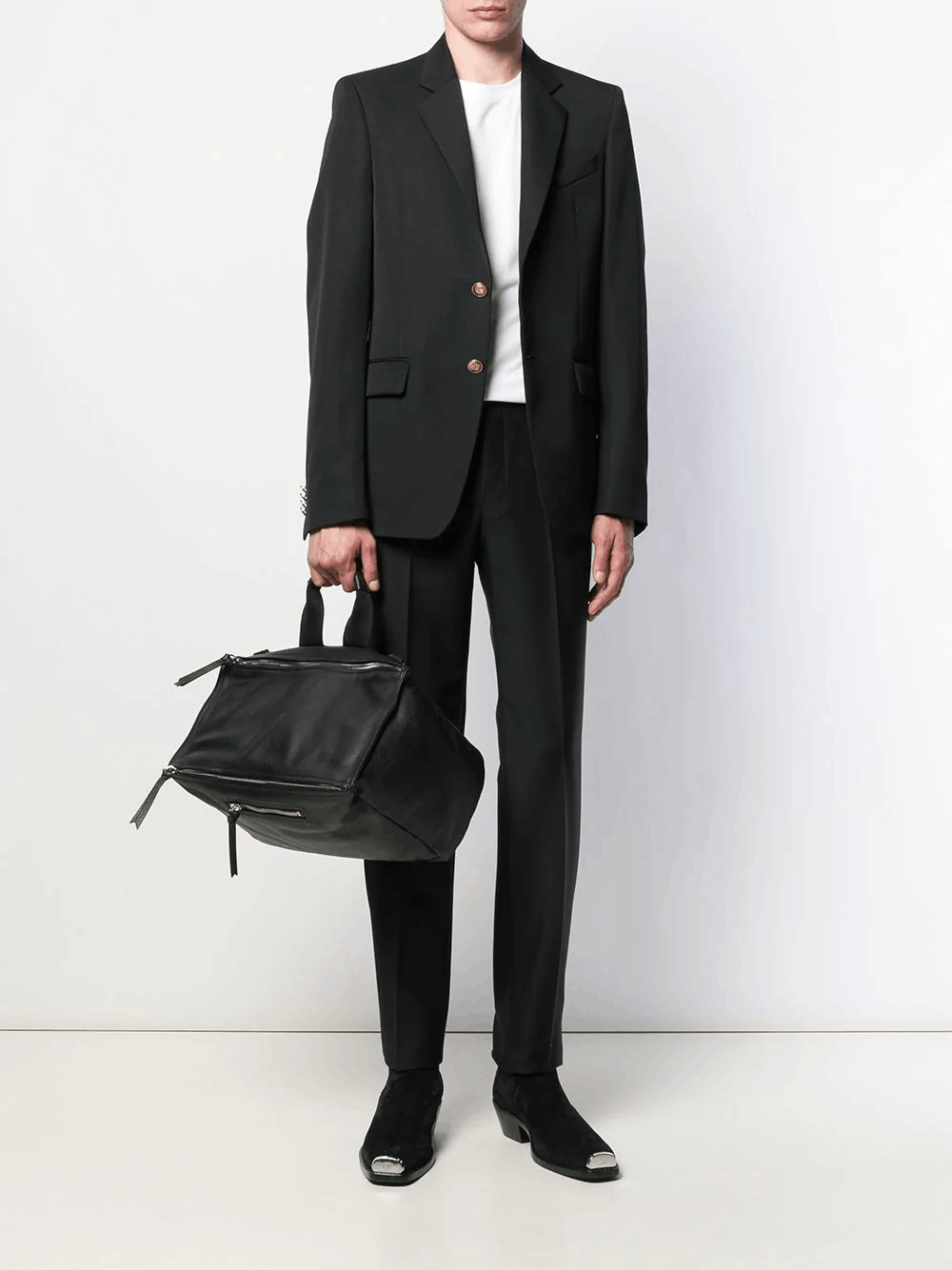 Givenchy $1560 GIVENCHY slim black blazer jacket 4G buttons Size 38 Size 38R - 1 Thumbnail