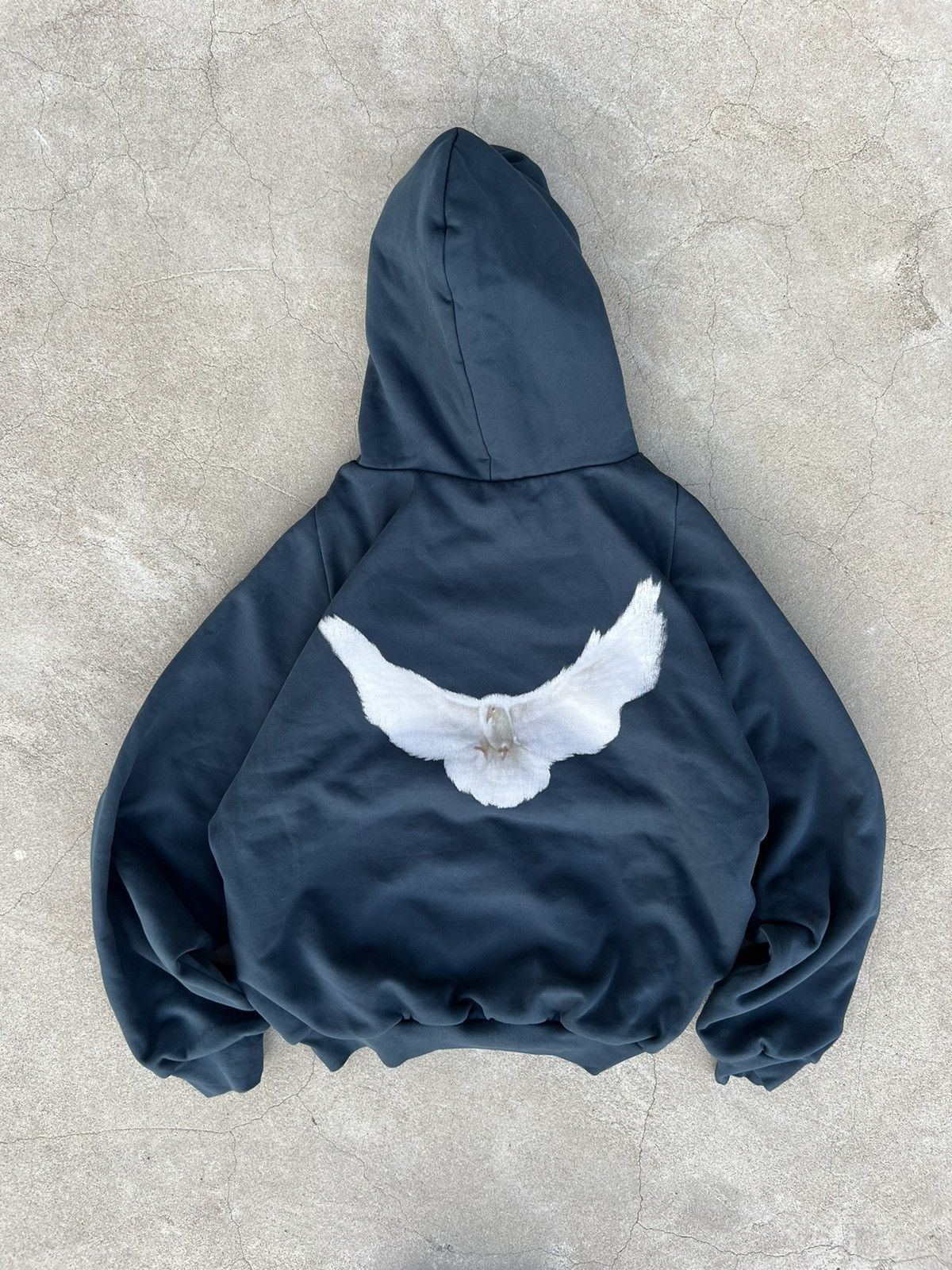 Gap NWT Yeezy Gap Shrunken Hoodie Dark Blue Size US L / EU 52-54 / 3 - 3 Thumbnail