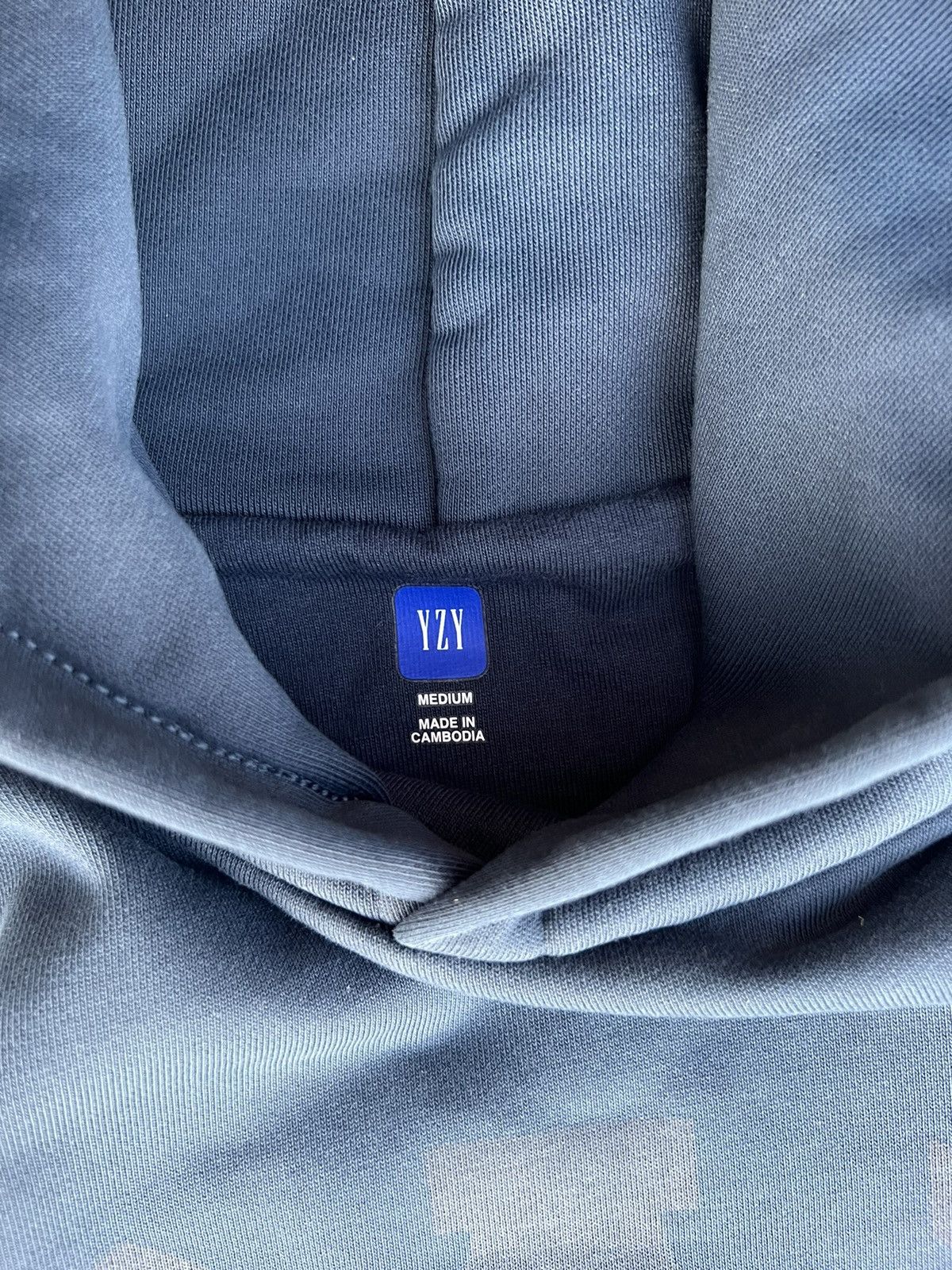 Gap NWT Yeezy Gap Shrunken Hoodie Dark Blue Size US L / EU 52-54 / 3 - 7 Thumbnail