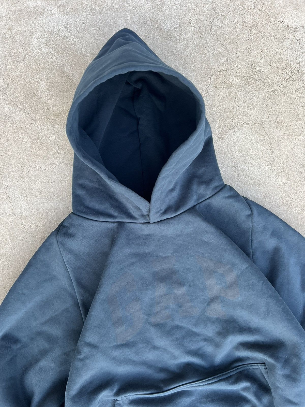 Gap NWT Yeezy Gap Shrunken Hoodie Dark Blue Size US L / EU 52-54 / 3 - 6 Thumbnail