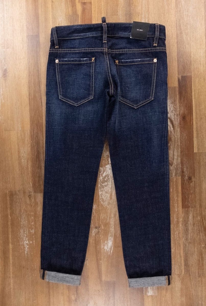 Dsquared2 DSQUARED2 indigo blue flower sequin Pat slim jeans 38 IT / 2 Size 26" / US 2 / IT 38 - 11 Thumbnail