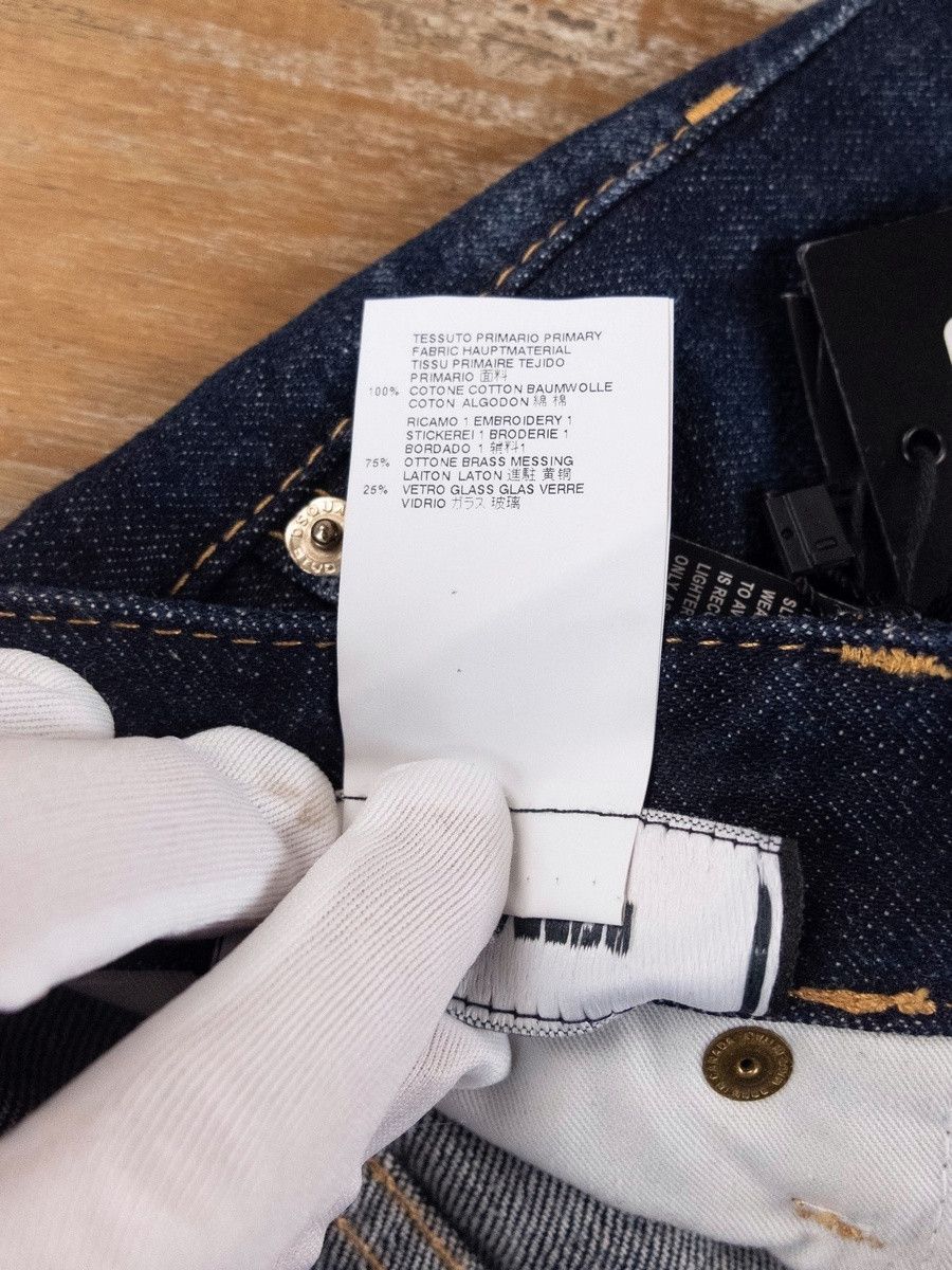 Dsquared2 DSQUARED2 indigo blue flower sequin Pat slim jeans 38 IT / 2 Size 26" / US 2 / IT 38 - 8 Thumbnail