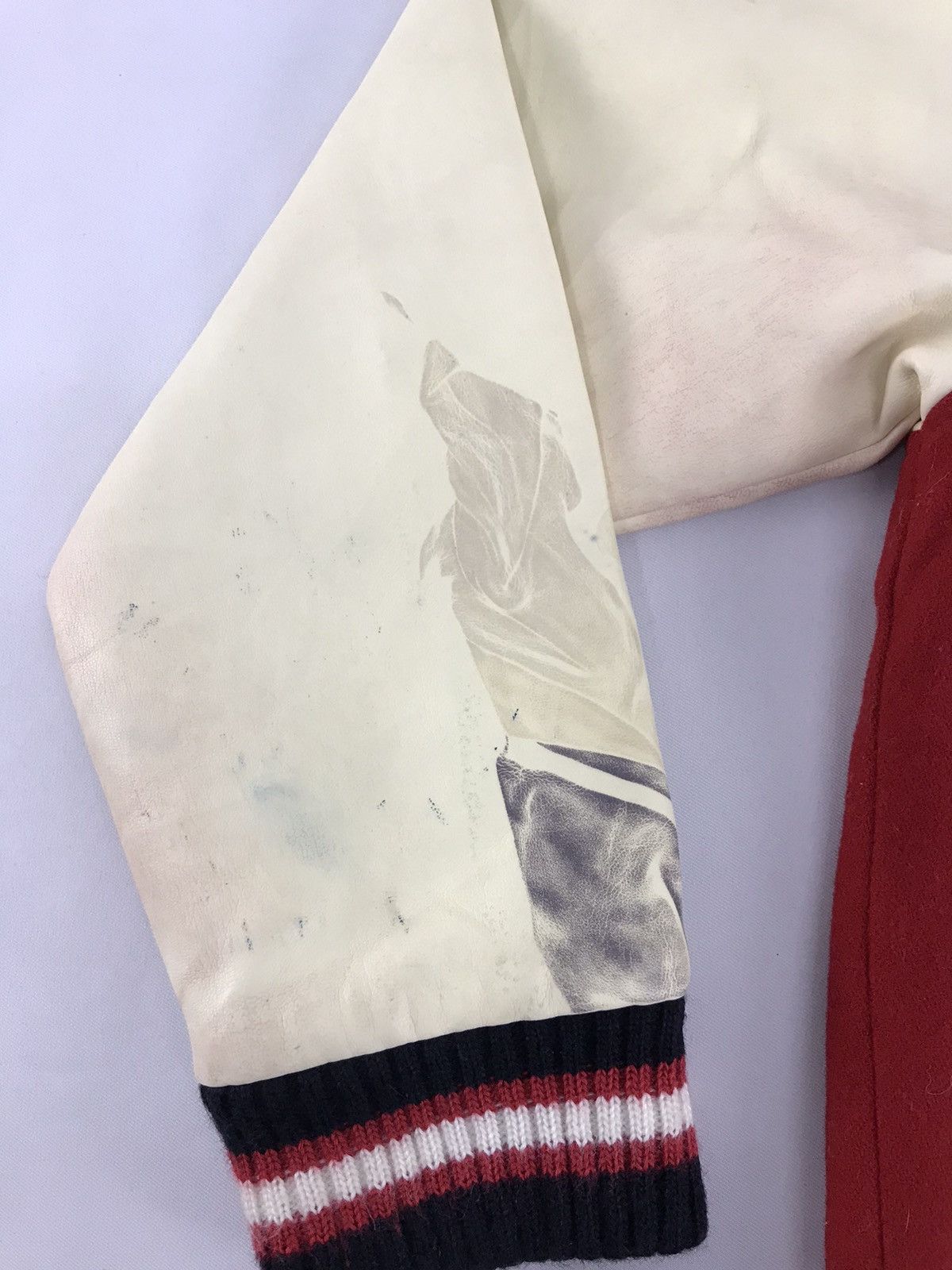 Vintage Vintage Japanese Brand Varsity Jacket Wool Quilted Inner Size L / US 10 / IT 46 - 13 Thumbnail