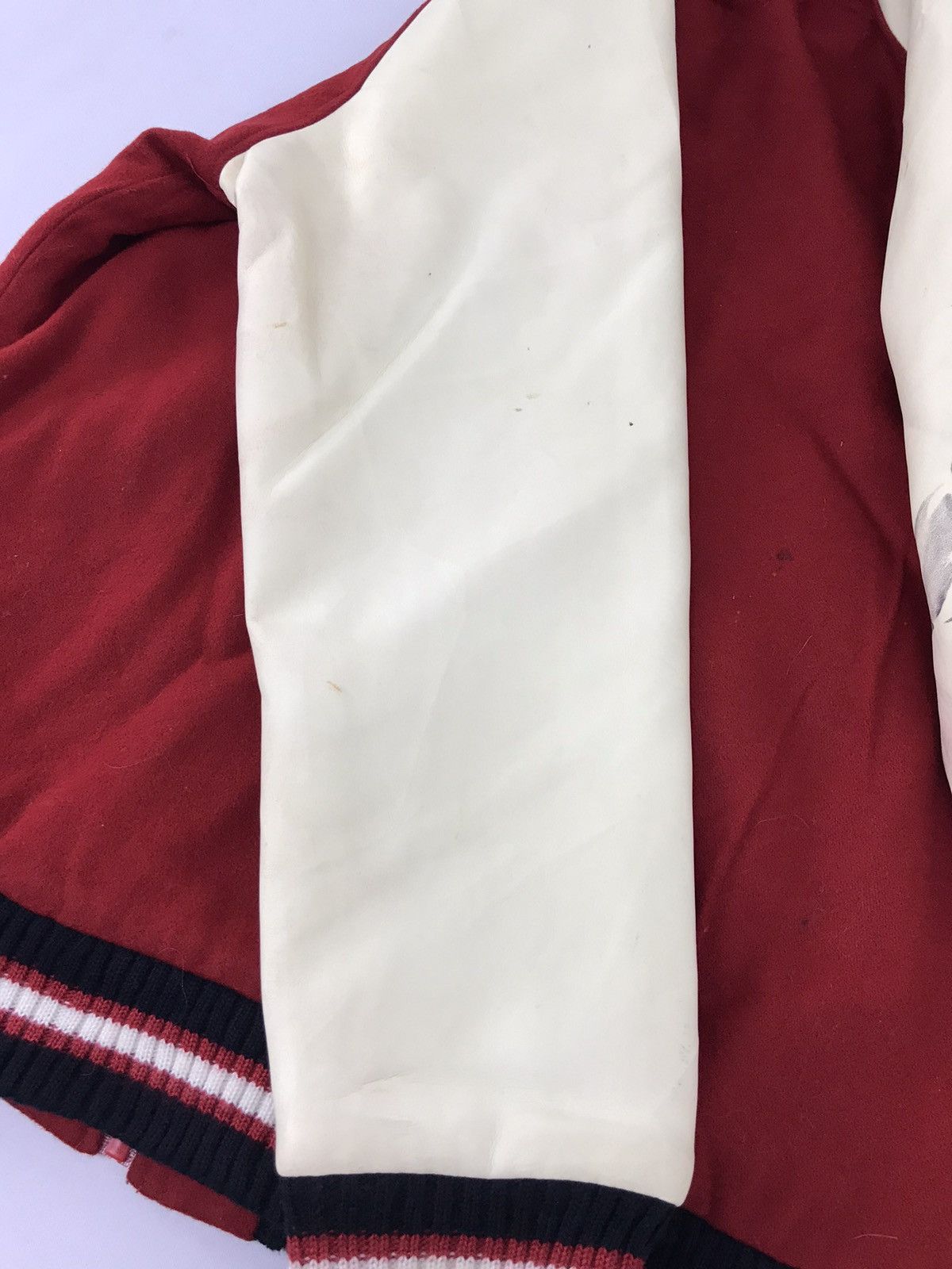 Vintage Vintage Japanese Brand Varsity Jacket Wool Quilted Inner Size L / US 10 / IT 46 - 12 Thumbnail
