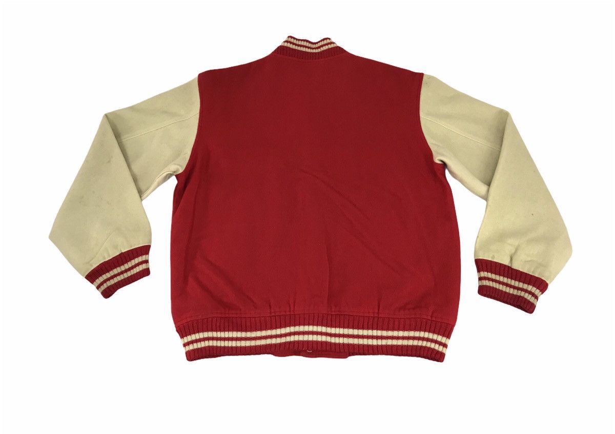 Other Vintage Cosmic Eye V Varsity Jacket Wool Quilted Inner Size L / US 10 / IT 46 - 6 Thumbnail